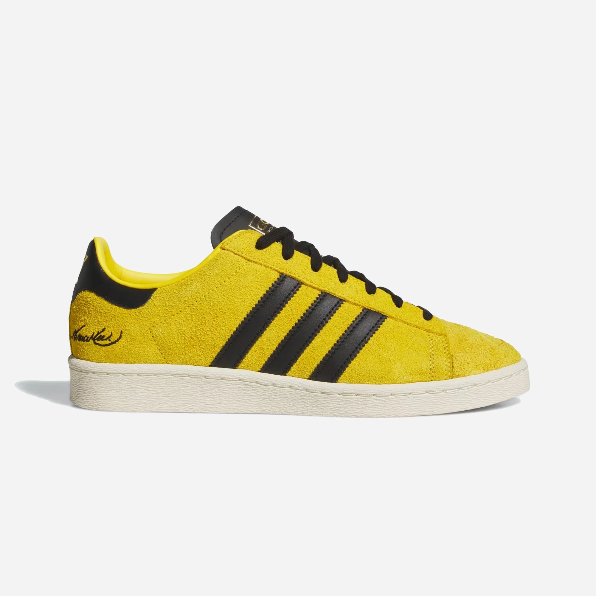 Smooth Siding ADIDAS ORIGINALS | BRUCE LEE X ADIDAS JABBAR LO "GAME OF DEATH" { YELLOW/CORE BLACK/CREAM WHITE