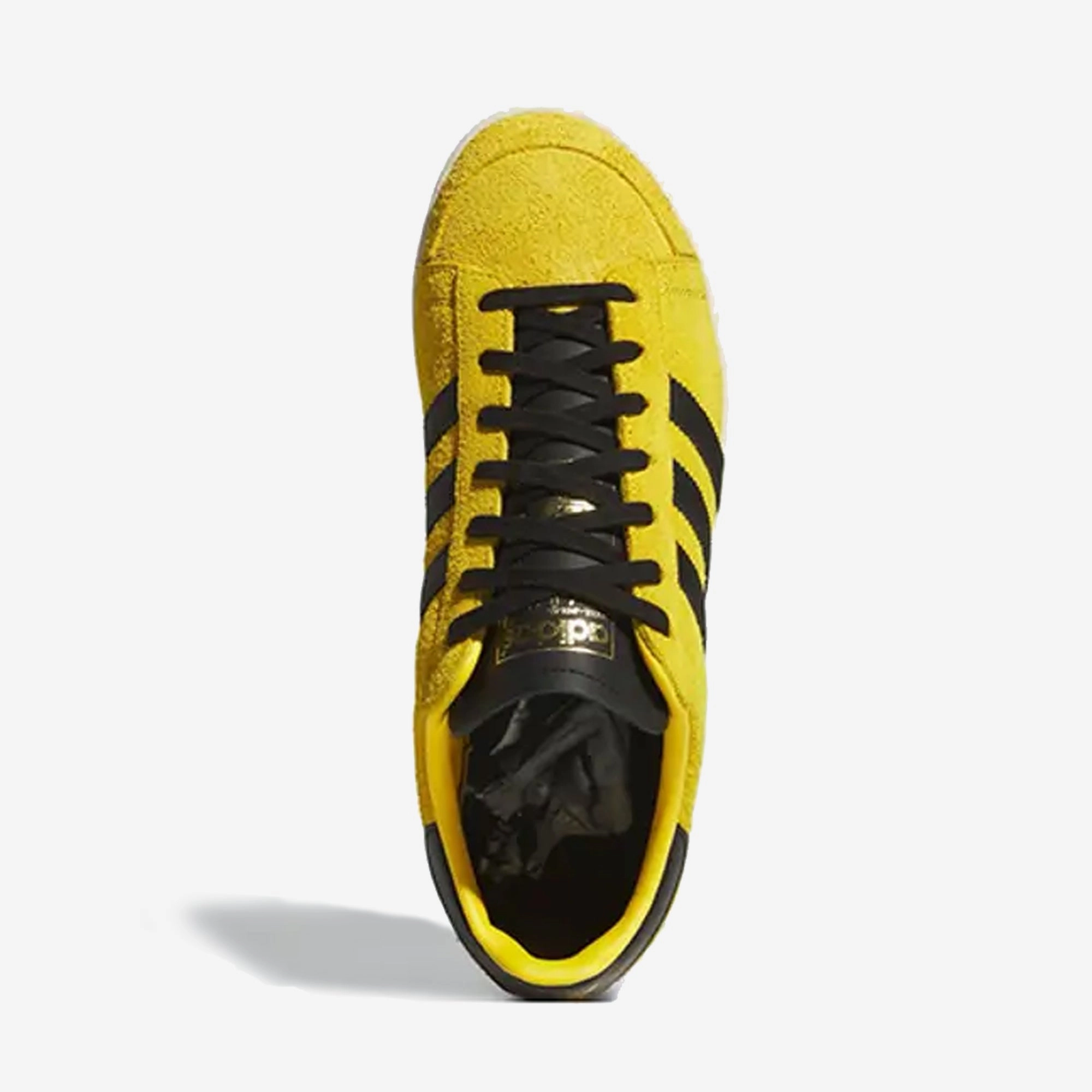ADIDAS ORIGINALS | BRUCE LEE X ADIDAS JABBAR LO "GAME OF DEATH" { YELLOW/CORE BLACK/CREAM WHITE Support Base Streetwear Style