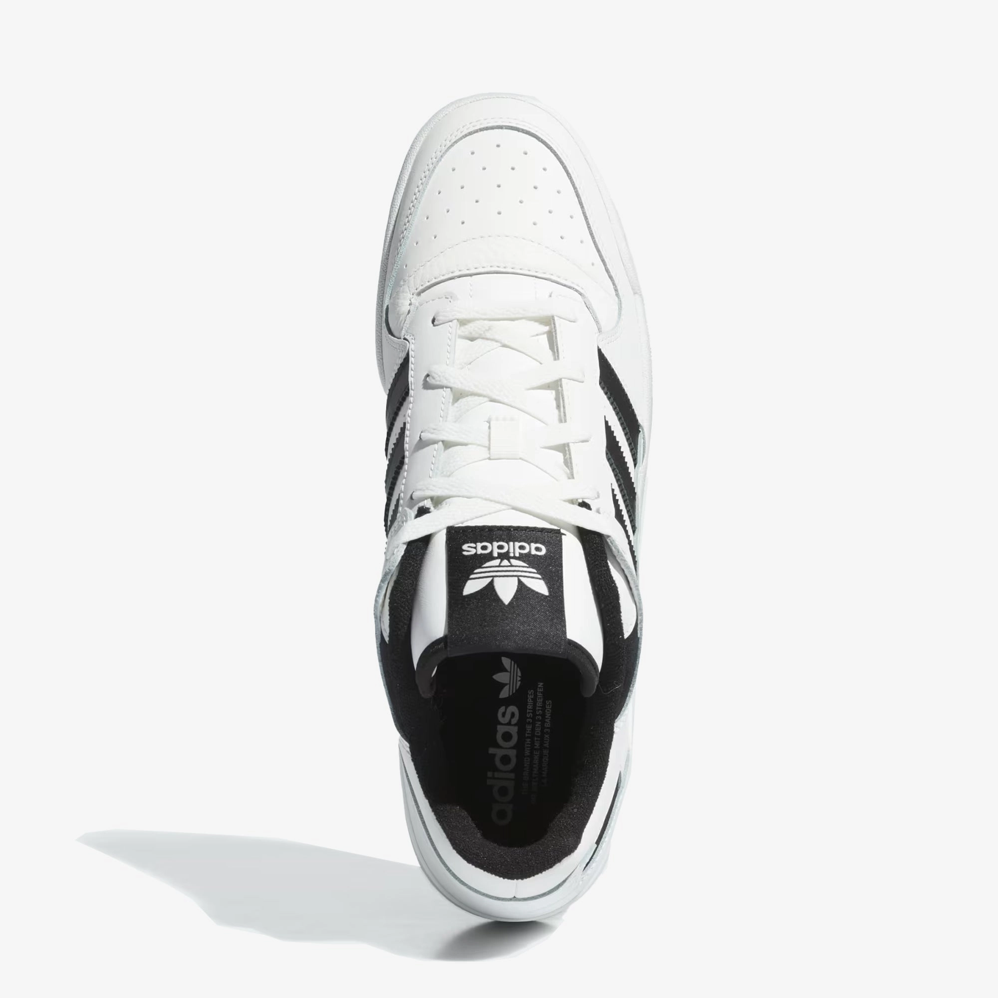 ADIDAS ORIGINALS | FORUM LOW CL { CORE WHITE/CORE BLACK Move Freely Hydrophobic Fabric