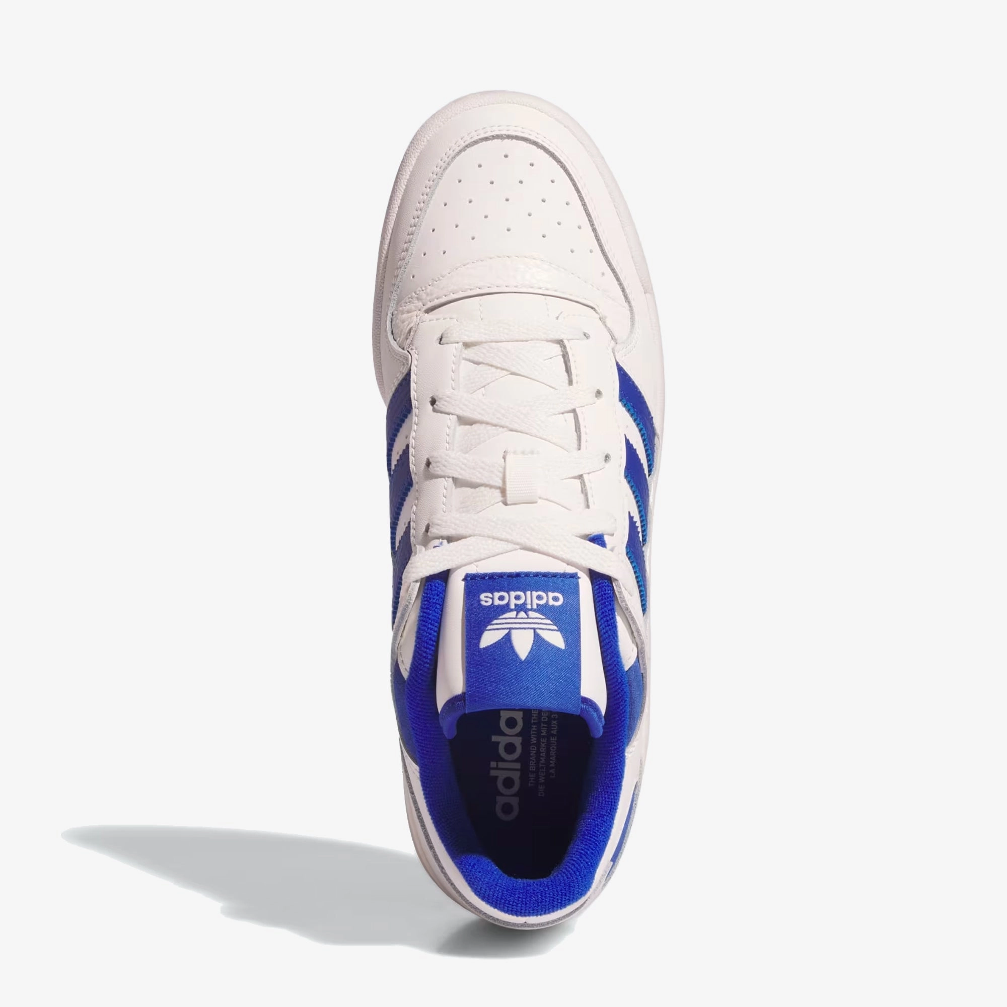 Stabilizing Plate Motion Comfort ADIDAS ORIGINALS | FORUM LOW CL { CORE WHITE/ TEAM ROYAL BLUE/ CORE BLUE