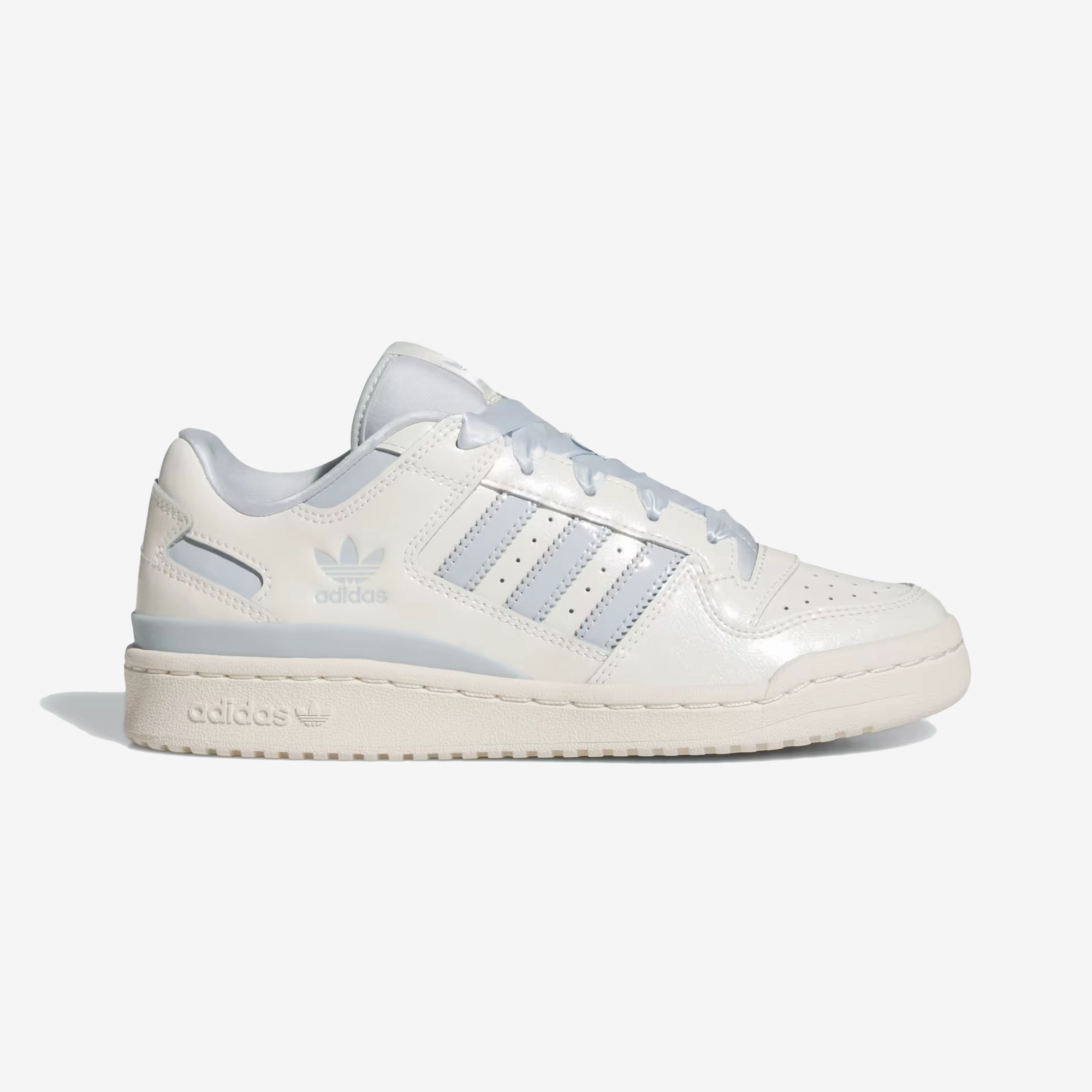 Anti   Abrasion Pressure Relief Insoles ADIDAS ORIGINALS | FORUM LOW CL { OFF WHITE/HALO BLUE/OFF WHITE