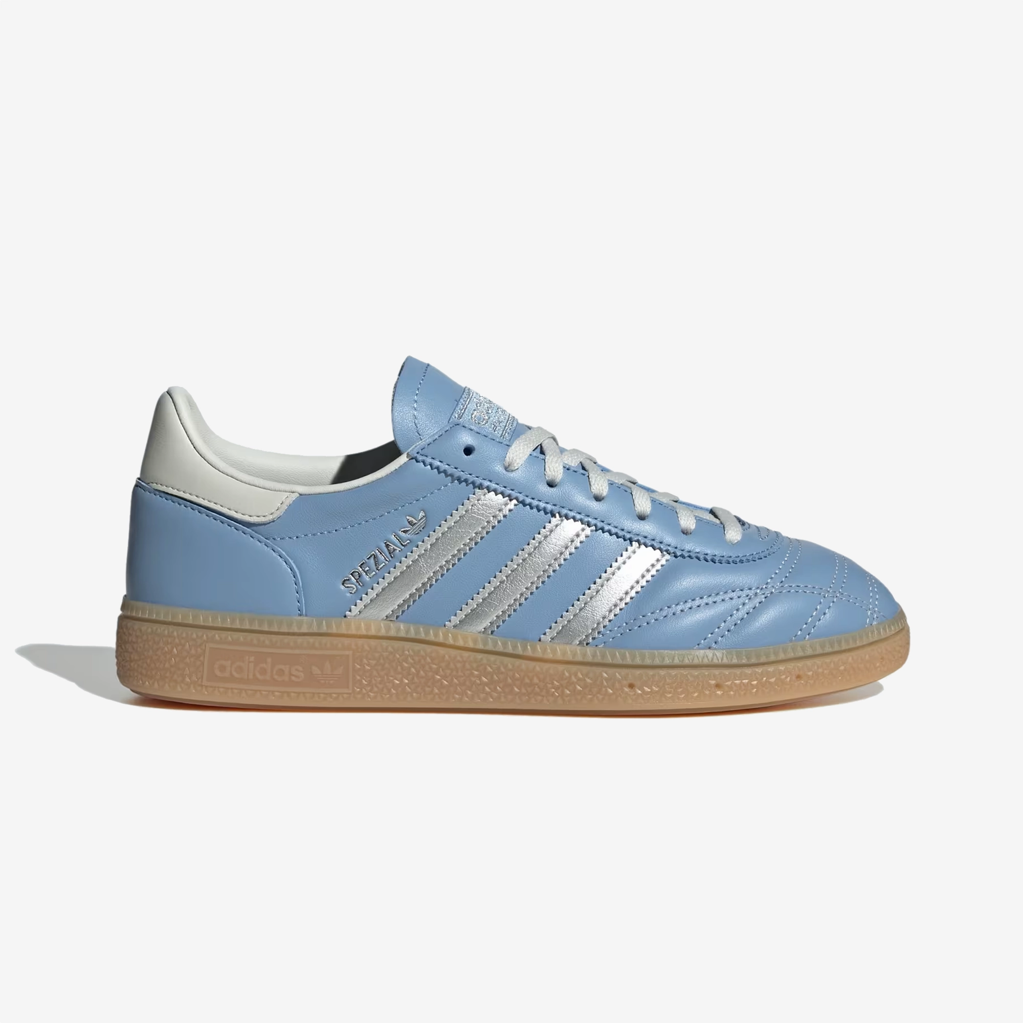 Adidas Originals | HANDBALL SPEZIAL { ASH BLUE/SILVER METALLIC/ORBIT GREY Cushioned Midsole Technology Iconic Ease