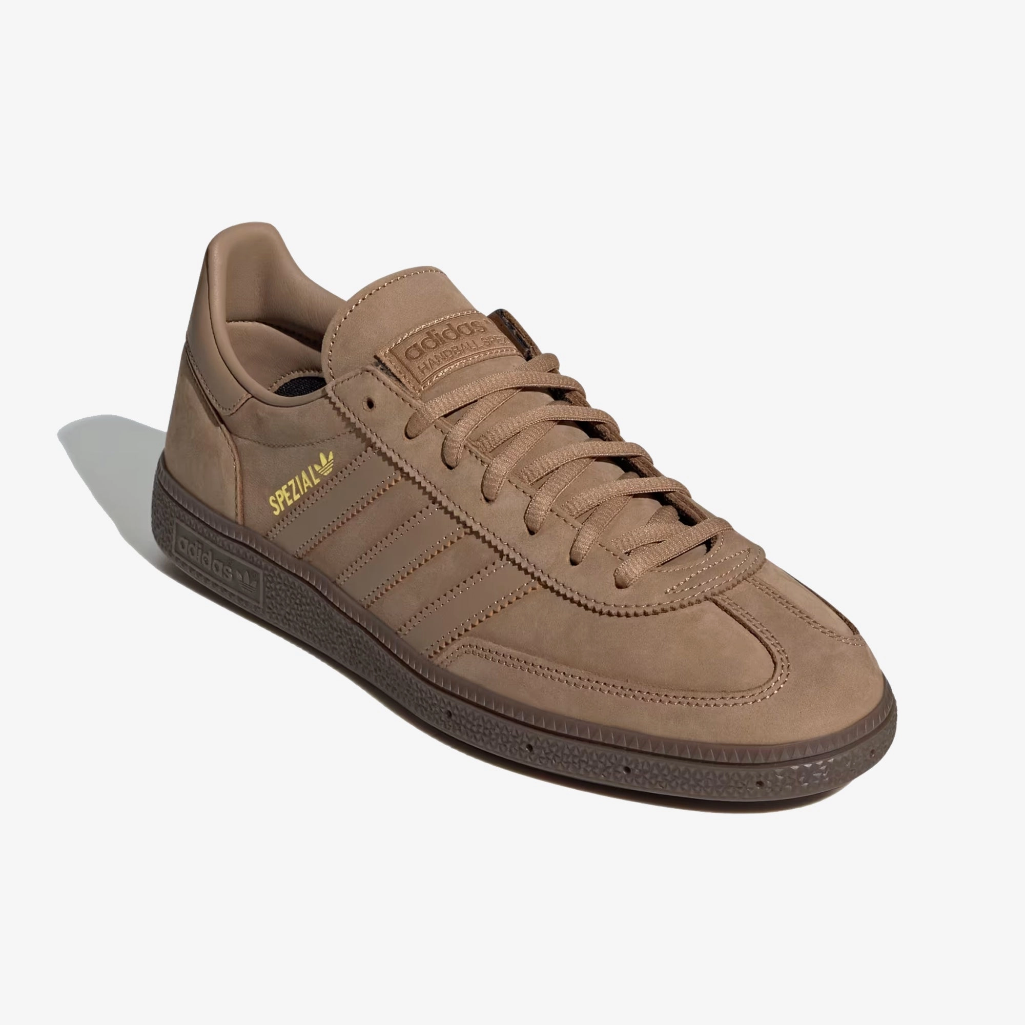 Stitch Down Technique Adjustable Adidas Originals | HANDBALL SPEZIAL { CARDBOARD/BROWN