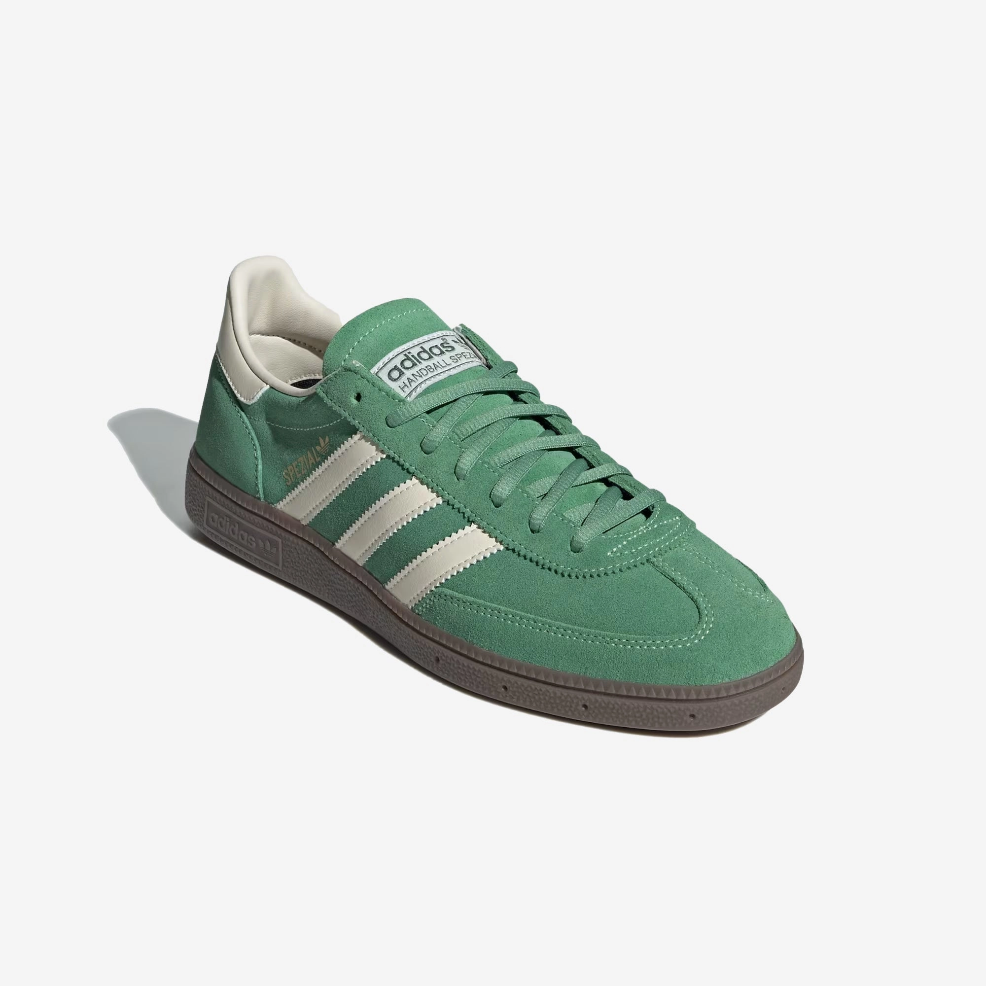 Adidas Originals | HANDBALL SPEZIAL  { PRELOVED GREEN/CREAM WHITE/CRYSTAL WHITE Premium Material