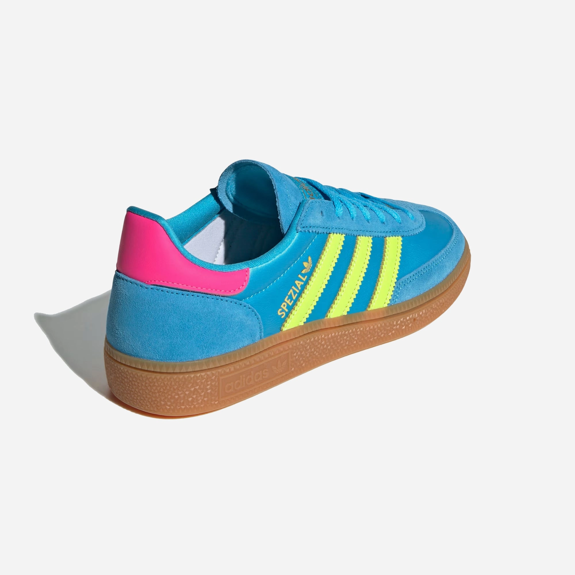 Secure Lace Lock Puncture Resistant Plate Adidas Originals | HANDBALL SPEZIAL { SKY RUSH/SOLAR YELLOW/LUCID PINK