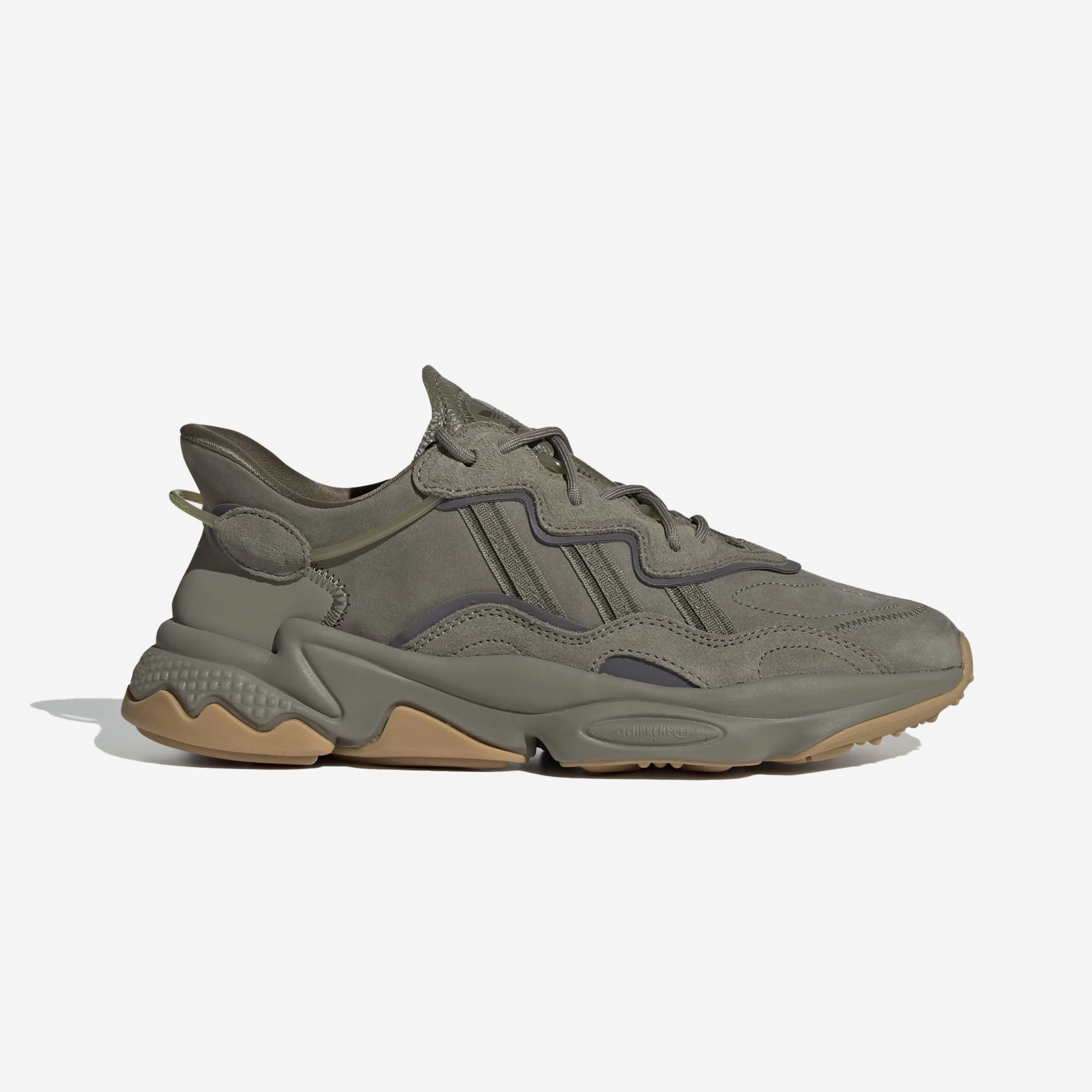 Adidas Originals | OZWEEGO { TRACE CARGO/NIGHT CARGO/ RAW KHAKI Quick lacing Ultra Flexible Grooves
