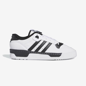 Dynamic silhouette Adidas Originals | RIVALRY LOW { CLOUD WHITE/CORE BLACK