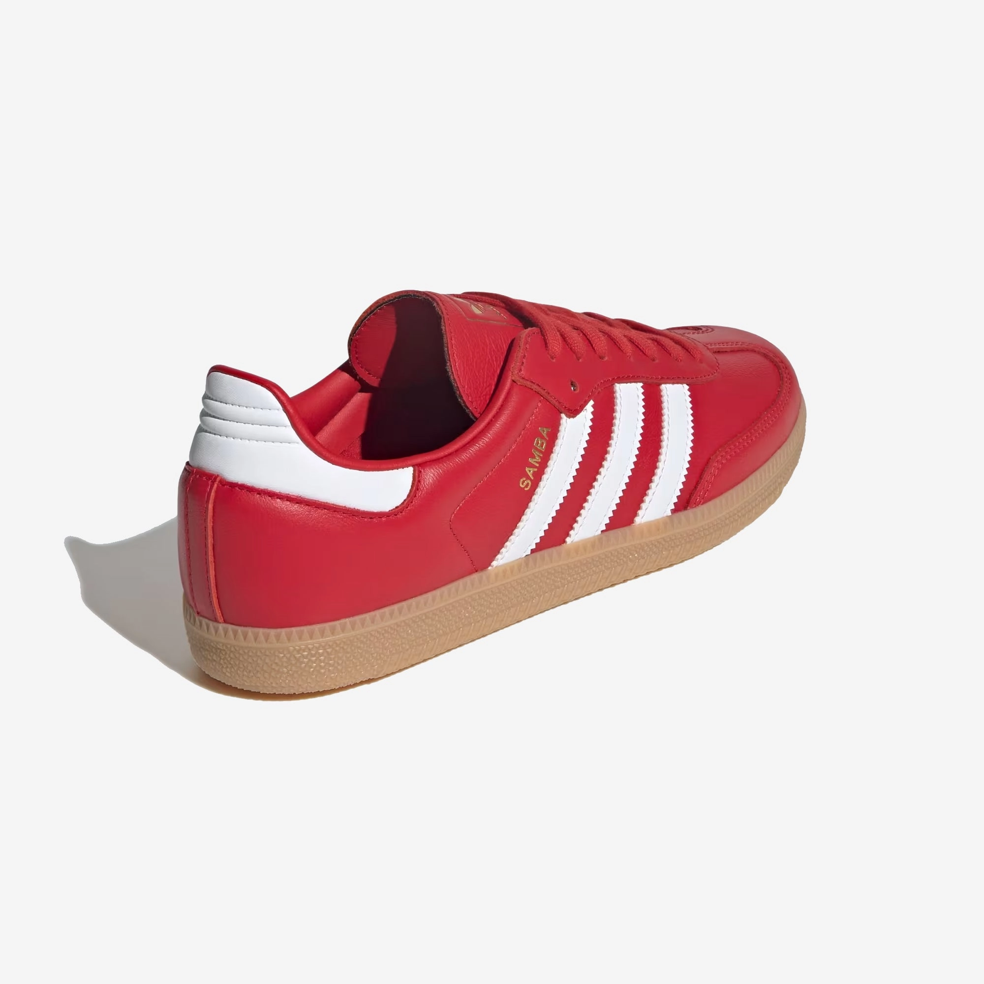 ADIDAS ORIGINALS | SAMBA OG { BETTER SCARLET/CLOUD WHITE/GUM Weather Ready Easy Entry