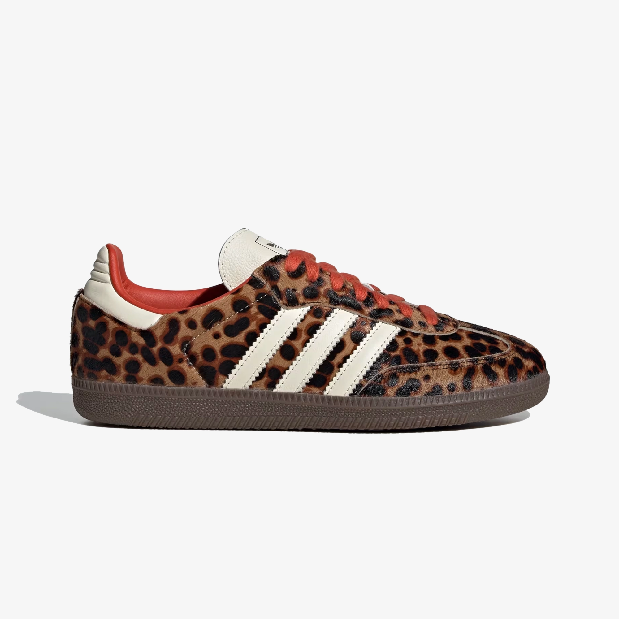 Bounce Walk Modern Casual ADIDAS ORIGINALS | SAMBA OG { BROWN / PRELOVED RED / CREAM WHITE