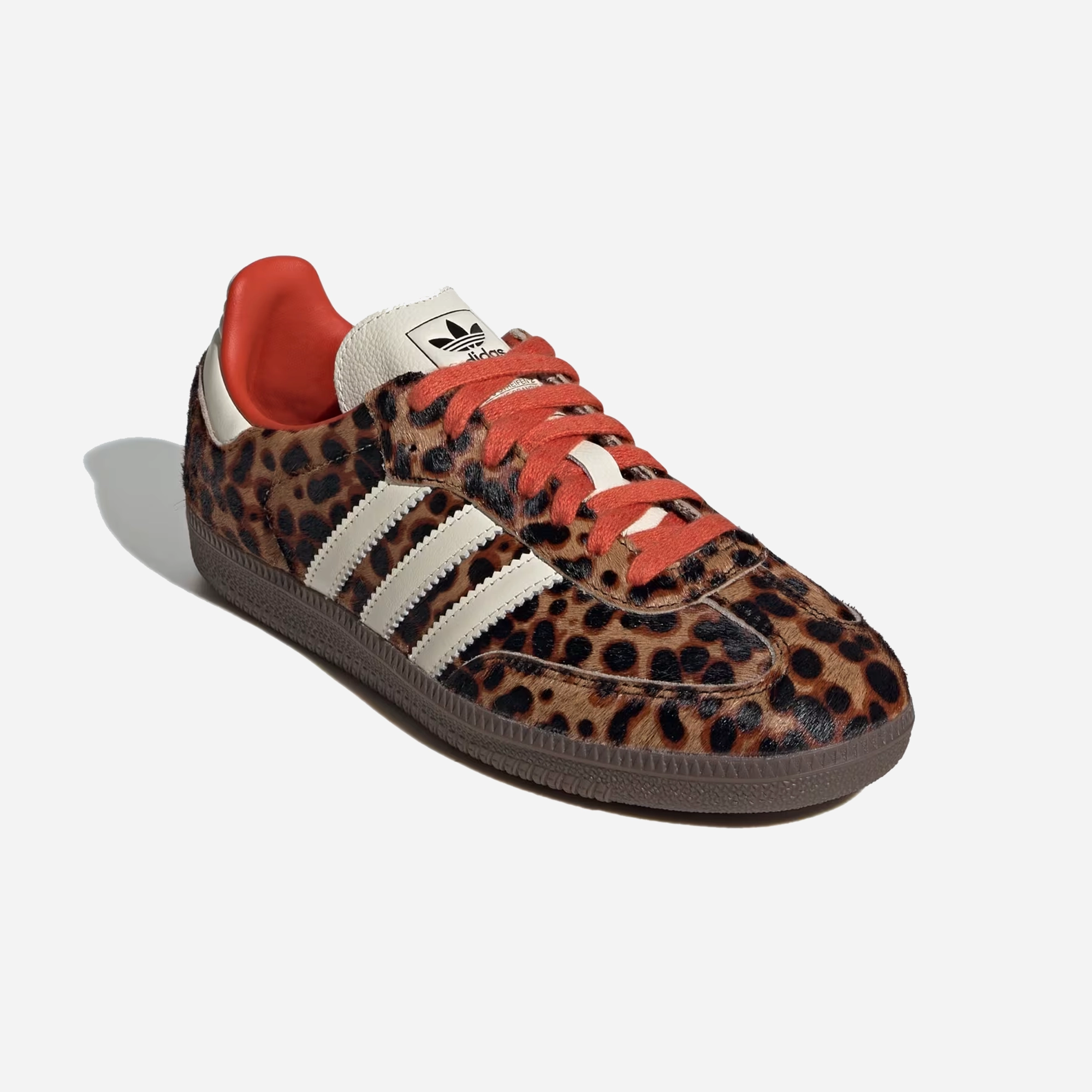 ADIDAS ORIGINALS | SAMBA OG { BROWN / PRELOVED RED / CREAM WHITE Quiet Ground Energy Returning Heel