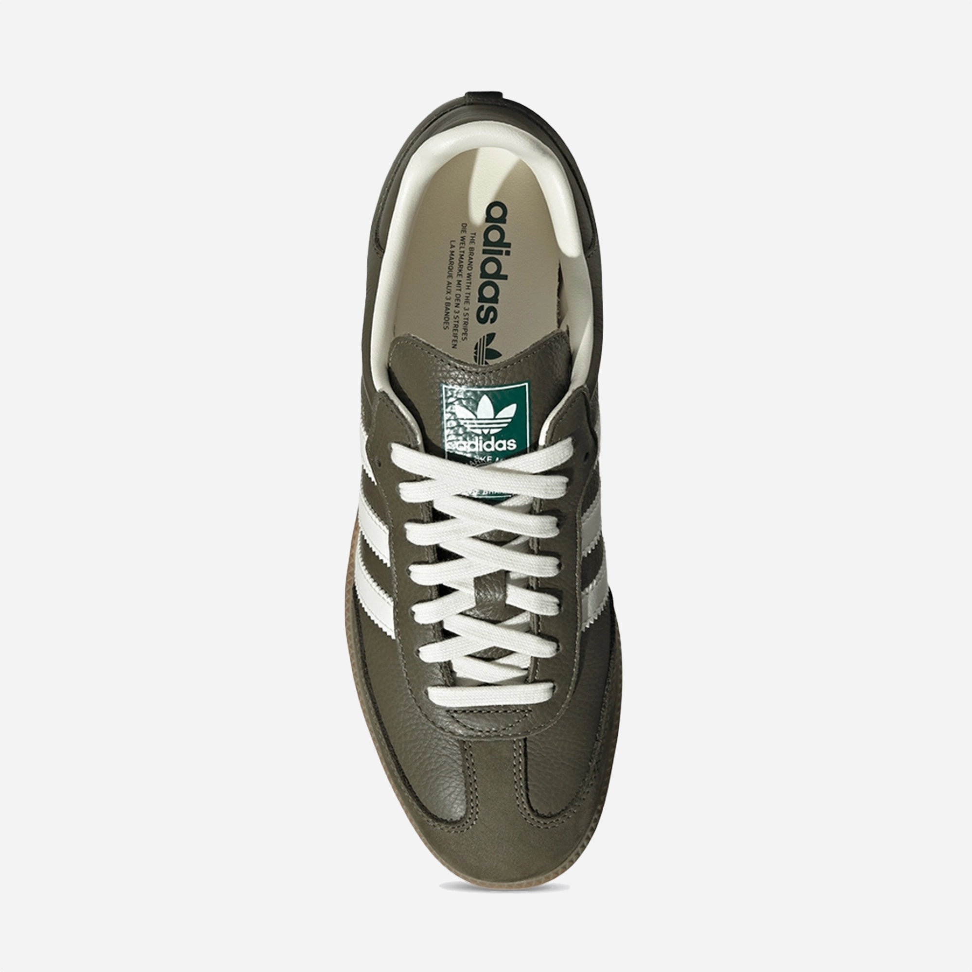 Maximum touch ADIDAS ORIGINALS | SAMBA OG { MEDIUM DARK KHAKI/OFF WHITE-GUM