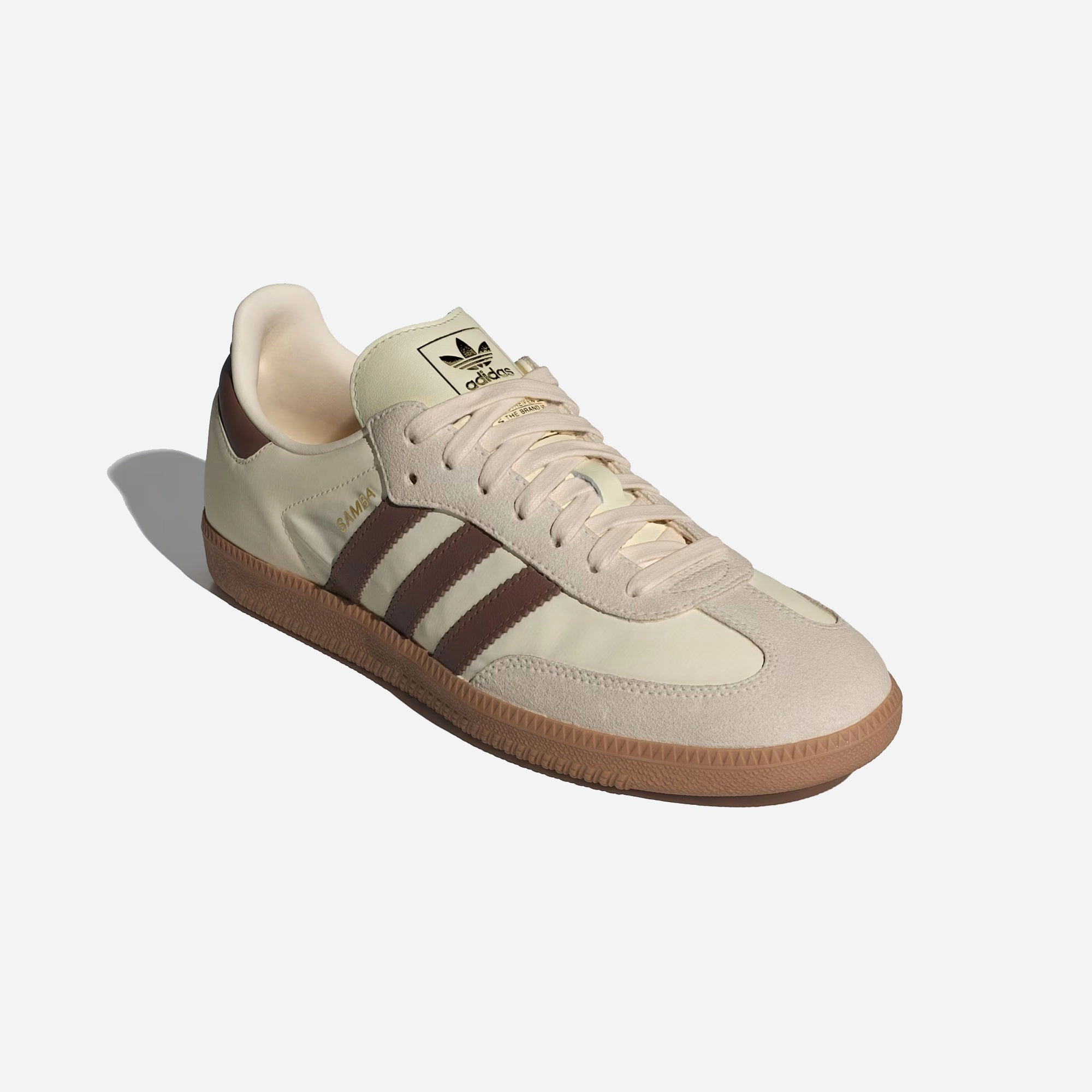 Fashion Edge ADIDAS ORIGINALS | SAMBA OG SHOES { CREAM WHITE / PRELOVED BROWN / WONDER WHITE