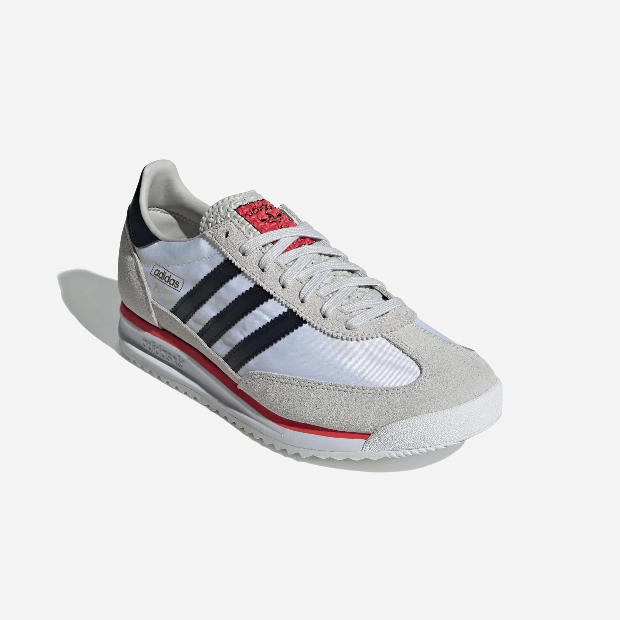ADIDAS ORIGINALS | SL 72 RS { CLOUD WHITE/CORE BLACK/GREY ONE Enhanced Lateral Support Shock Comfort