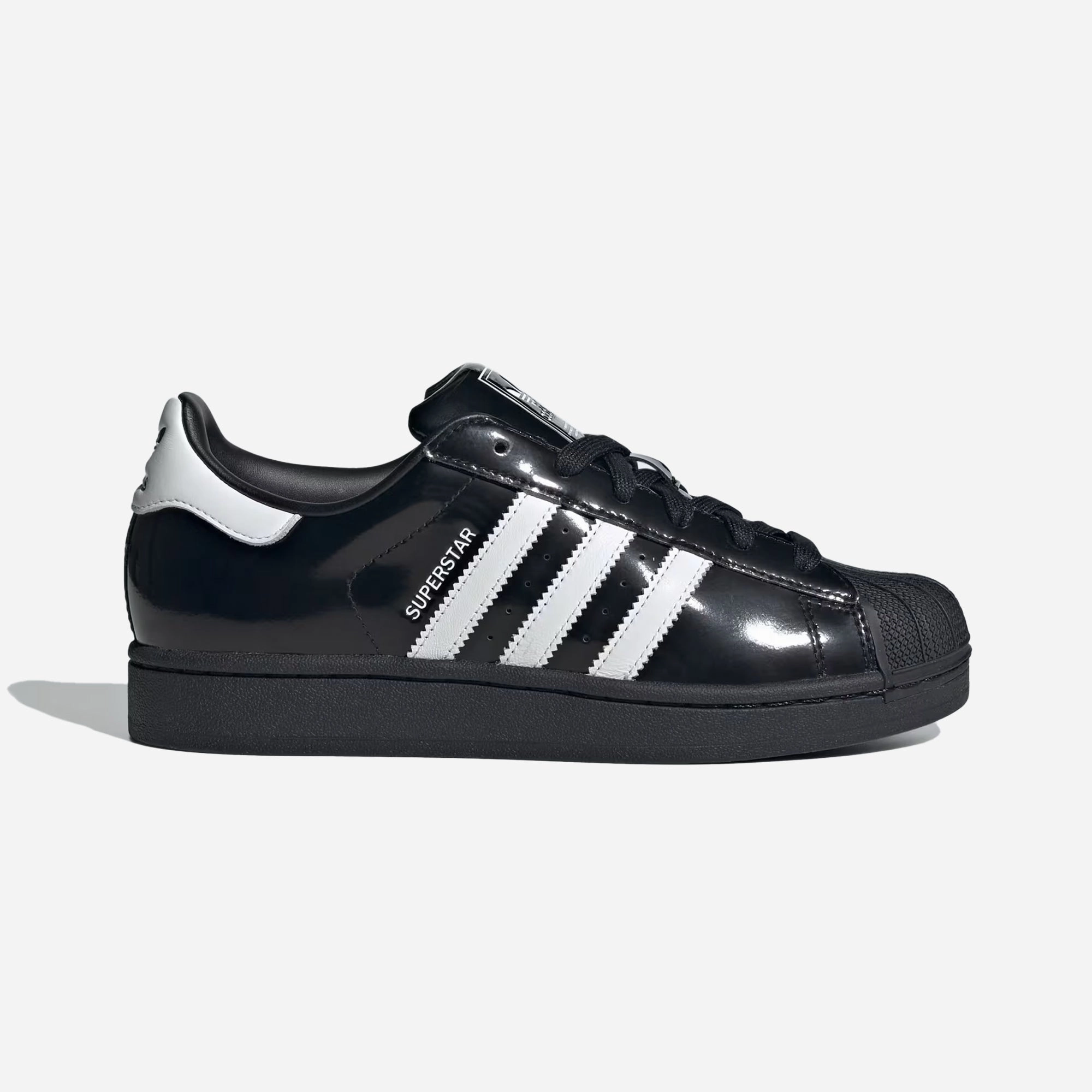 Neutral Motion Control Flex groove Adidas Originals | SUPERSTAR II { CORE BLACK/CLOUD WHITE