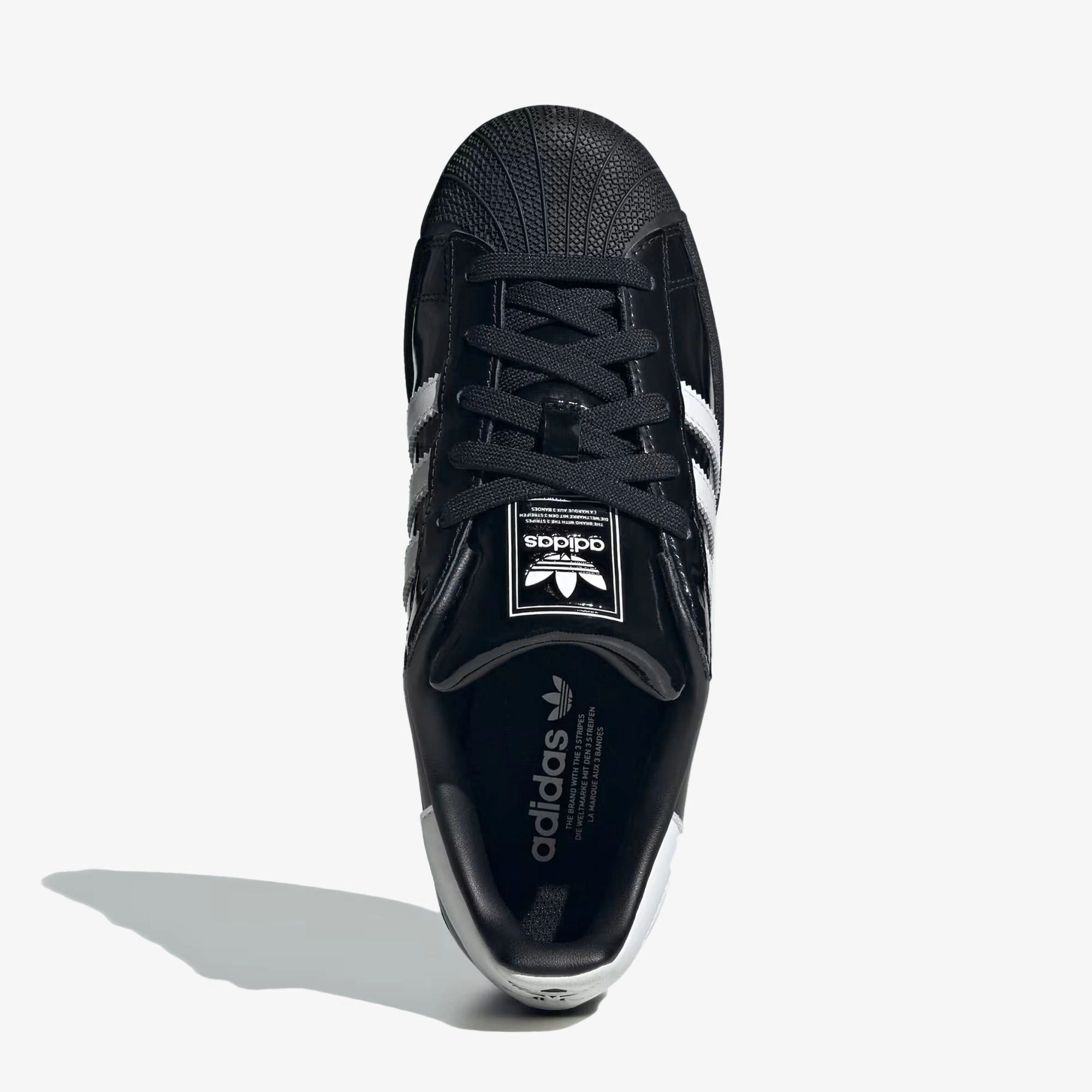 Walk Ease Adidas Originals | SUPERSTAR II { CORE BLACK/CLOUD WHITE