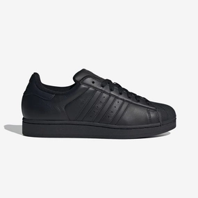Adidas Originals | SUPERSTAR II { CORE  BLACK/CORE BLACK Comfort Strapping SlipResistantOutsole