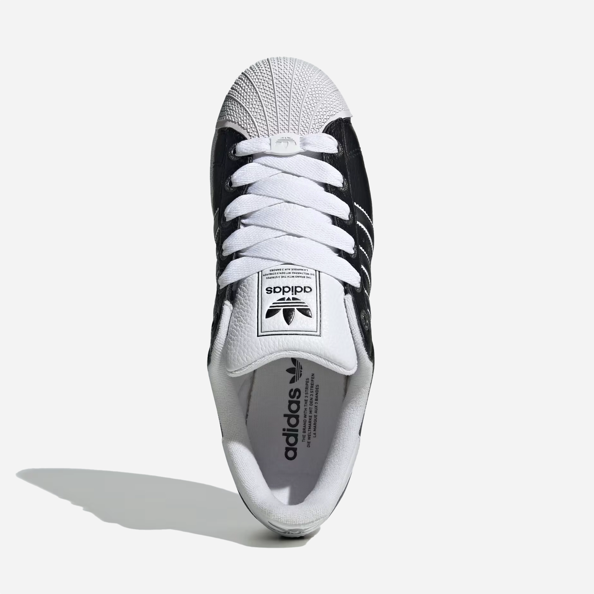 sport mix Adidas Originals | SUPERSTAR II { CORE BLACK/MATTE SILVER/CLOUD WHITE