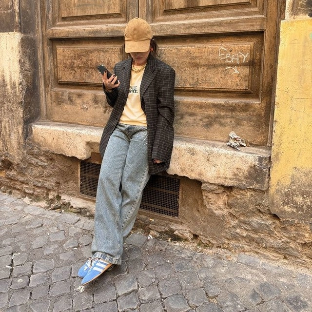 TPU Midsole Athletic Look Adidas Originals | TOKYO { BLUE BIRD / CLOUD WHITE / GUM