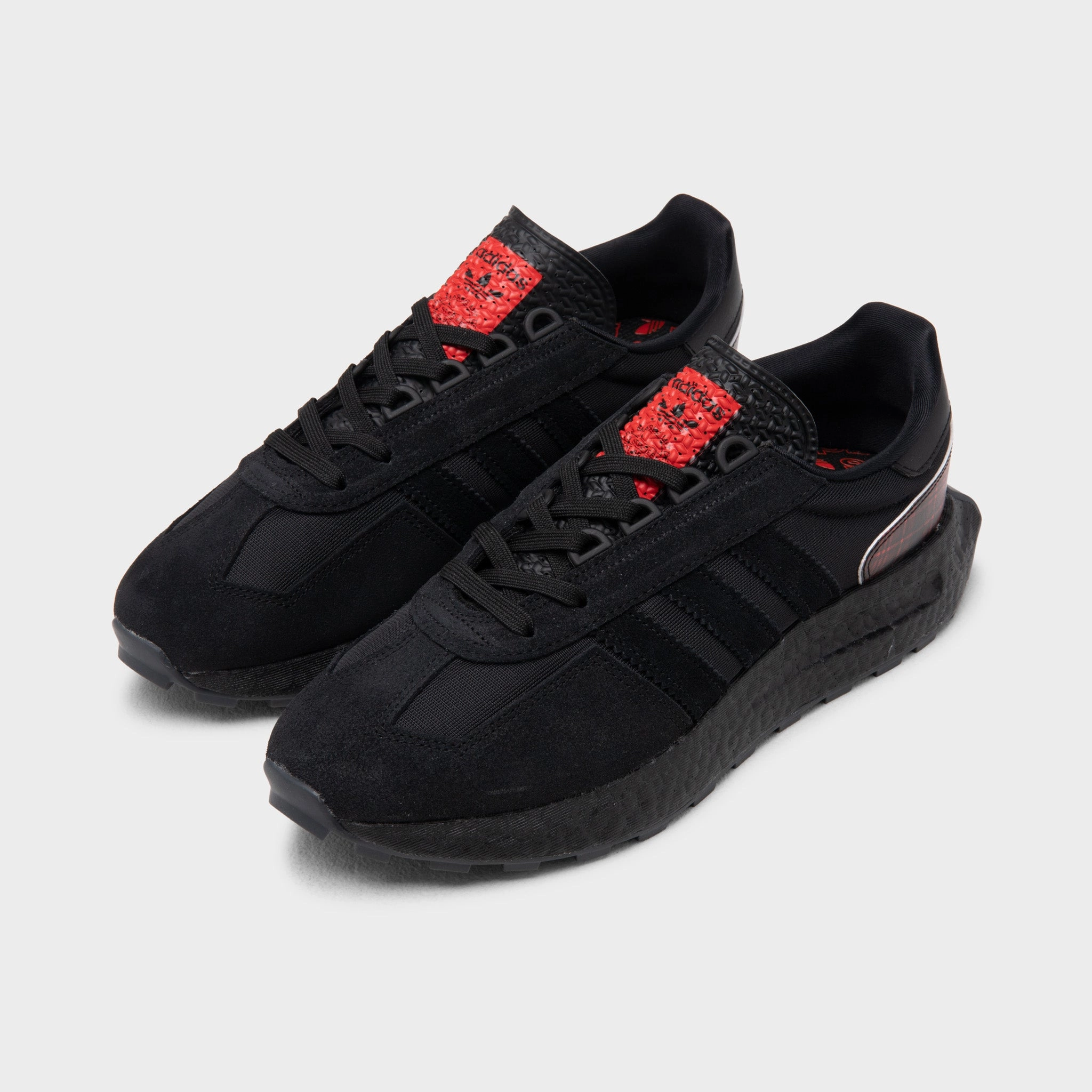 adidas Originals Retropy E5 Core Black / Vivid Red - Core Black Exercise Daily Tear Resistant Textile