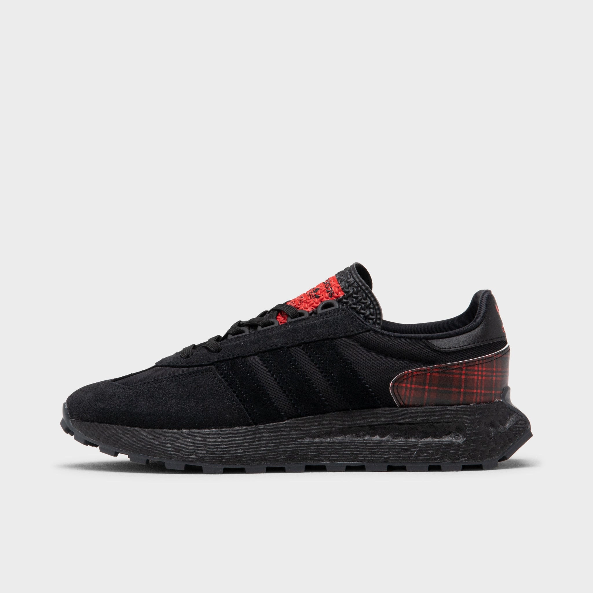 Grip Enhancing Outsole Adaptive Lacing Harness adidas Originals Retropy E5 Core Black / Vivid Red - Core Black
