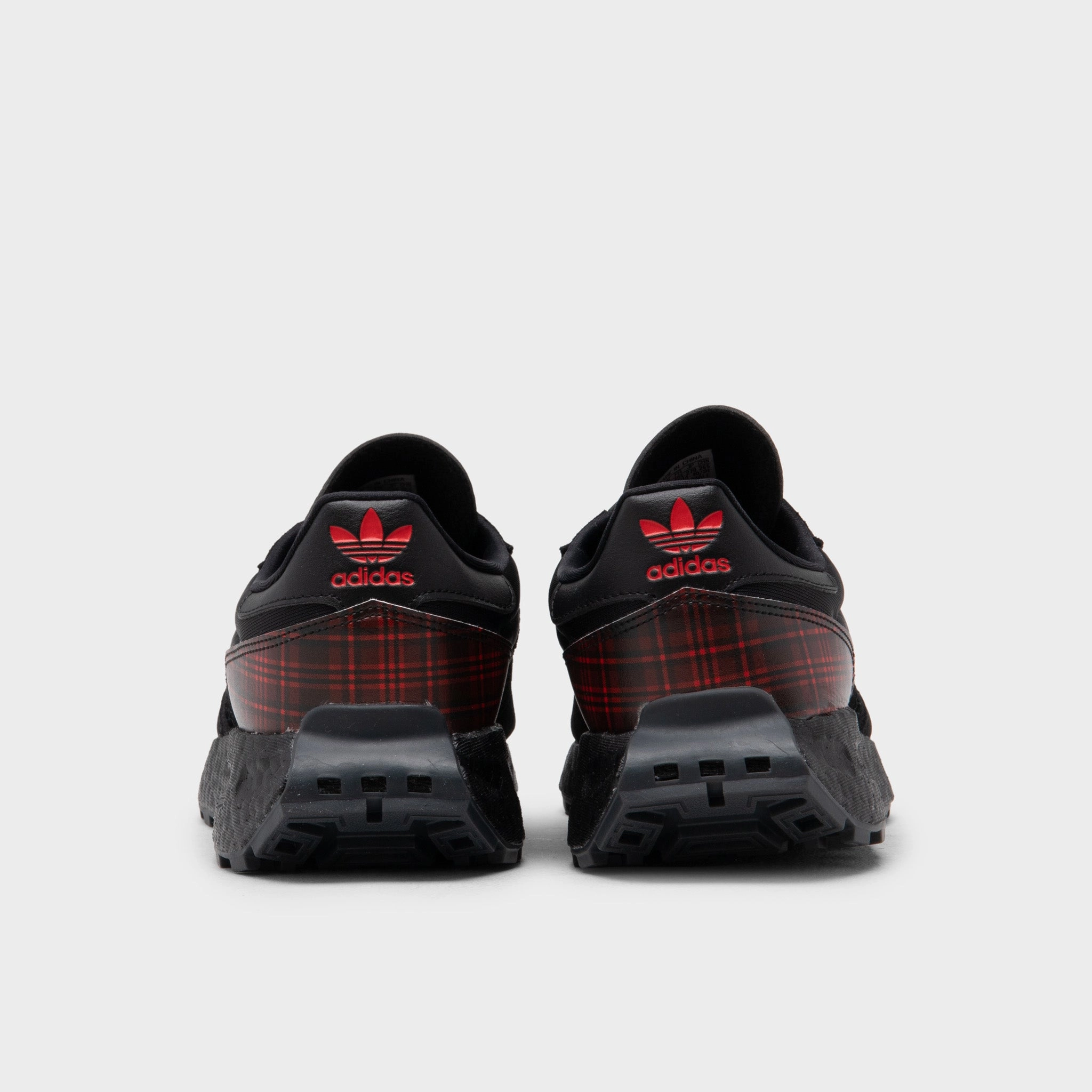 adidas Originals Retropy E5 Core Black / Vivid Red - Core Black Multi Look Heel Stabilizer