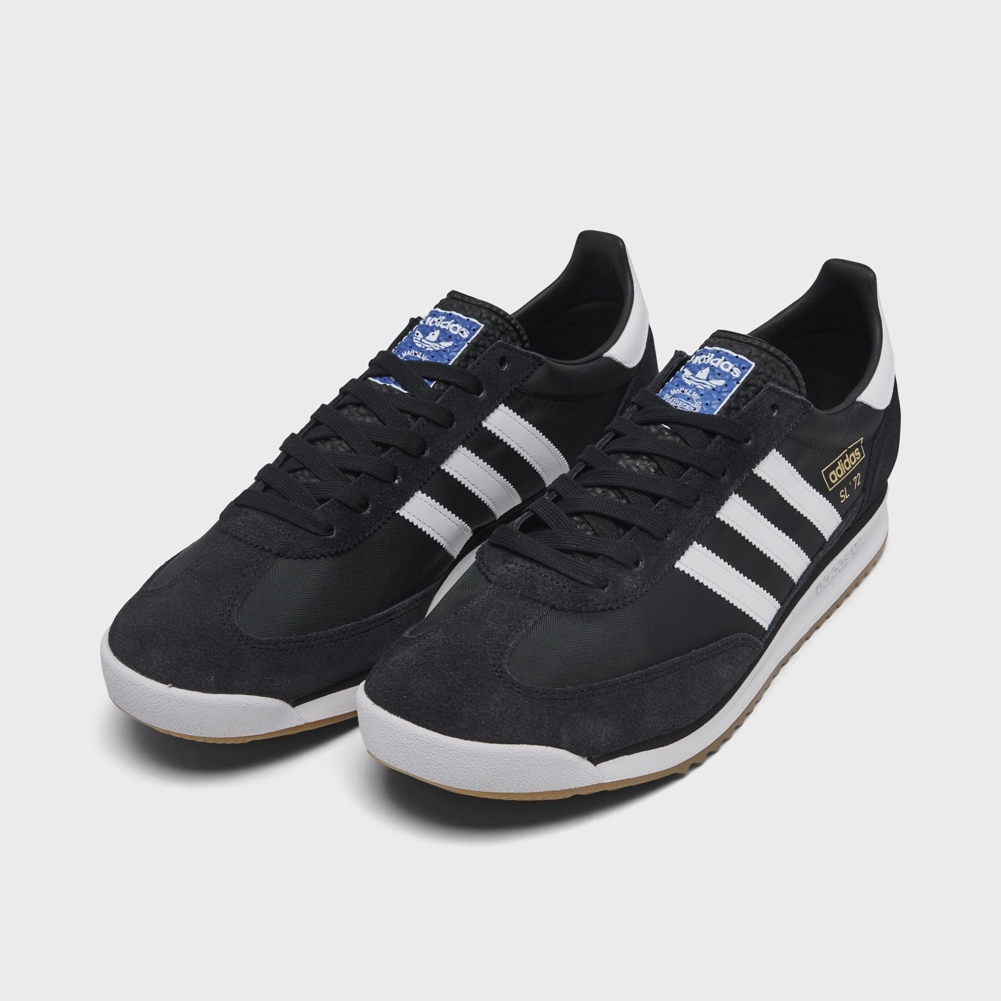 Non Toxic Components Reactive Propulsion adidas Originals SL 72 RS Core Black / Cloud White - Blue
