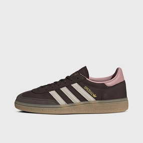 adidas Originals Women's Handball Spezial Dark Brown / Alumina - Wonder Mauve Traction pods