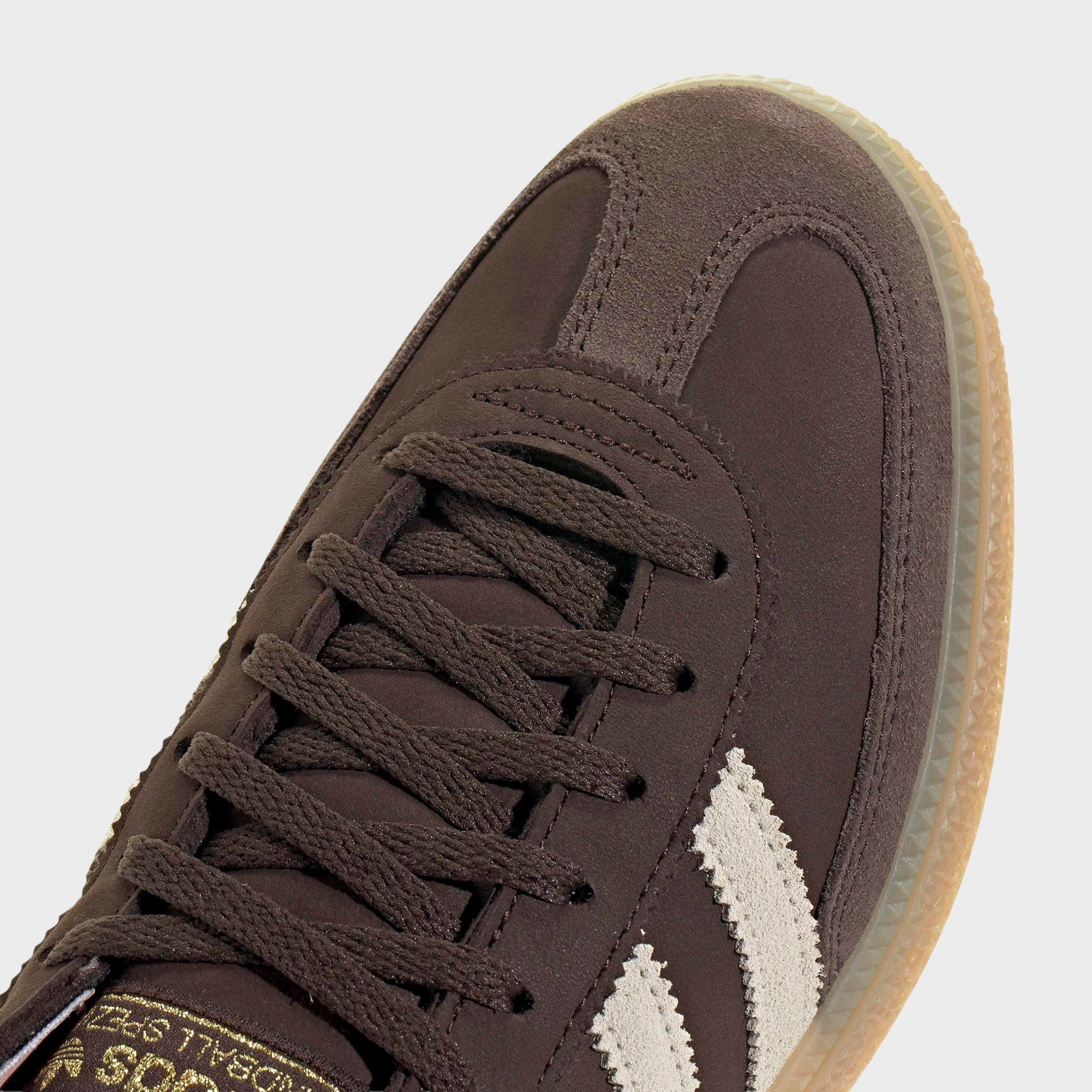 adidas Originals Women's Handball Spezial Dark Brown / Alumina - Wonder Mauve Anti Odor