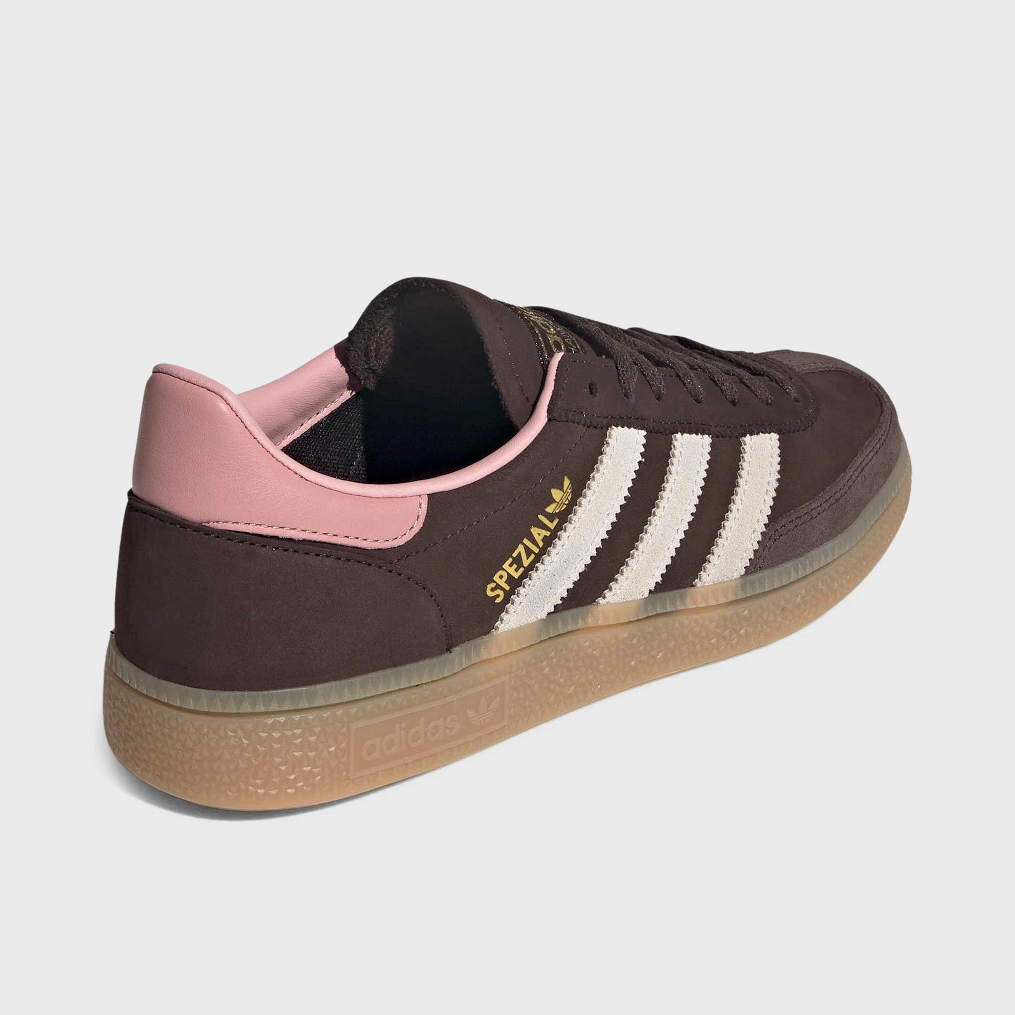All Base Structured shock absorption adidas Originals Women's Handball Spezial Dark Brown / Alumina - Wonder Mauve