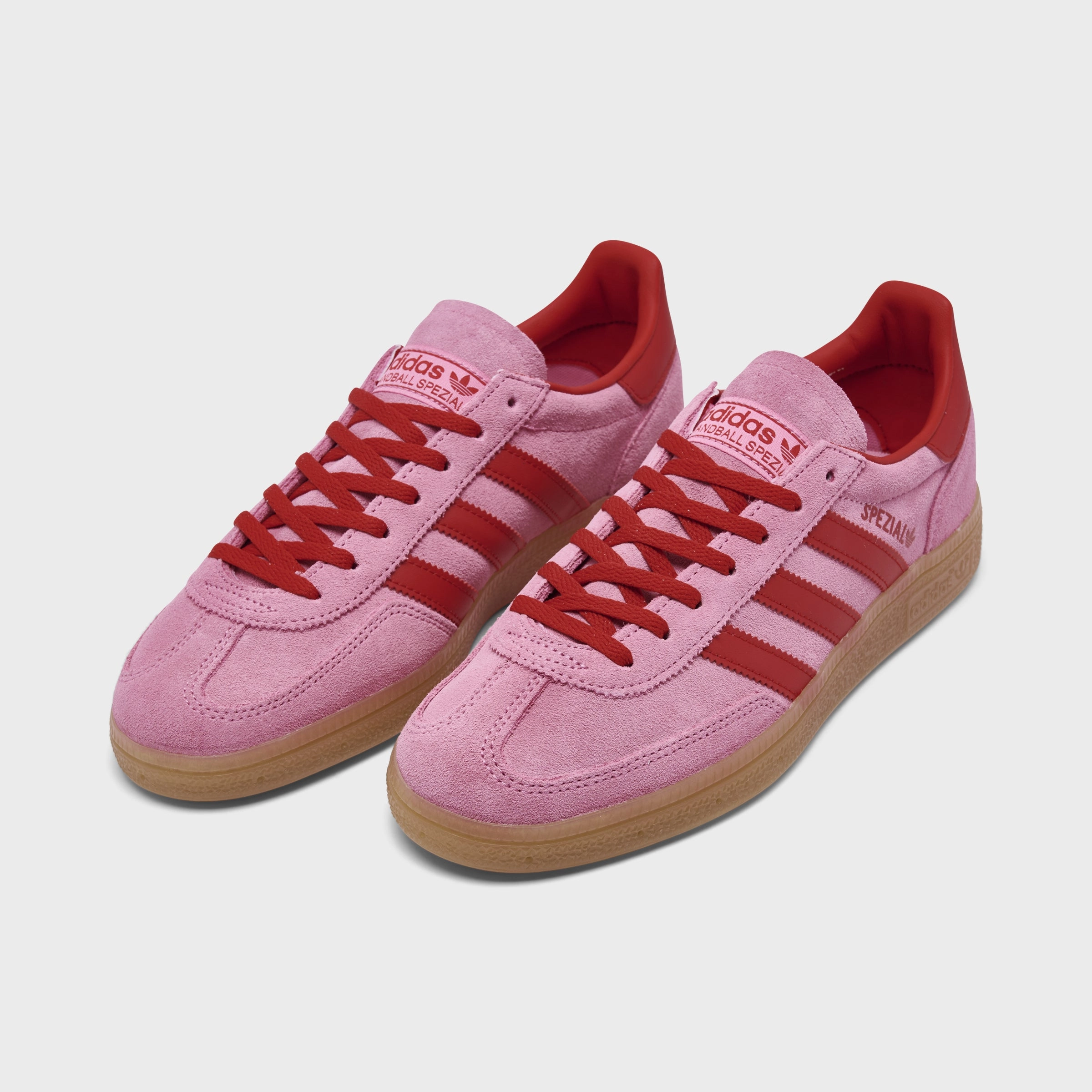 Shock Absorbing Technology zipper adidas Originals Women's Handball Spezial Semi Pink Glow / Better Scarlet - Gum