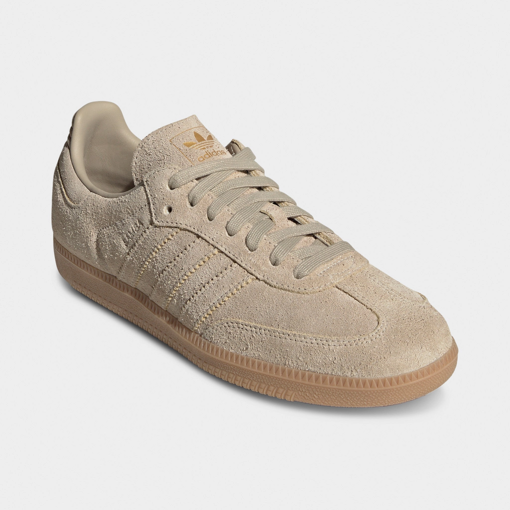 adidas Samba OG Clay Brown / Oat Back Pull Training Style
