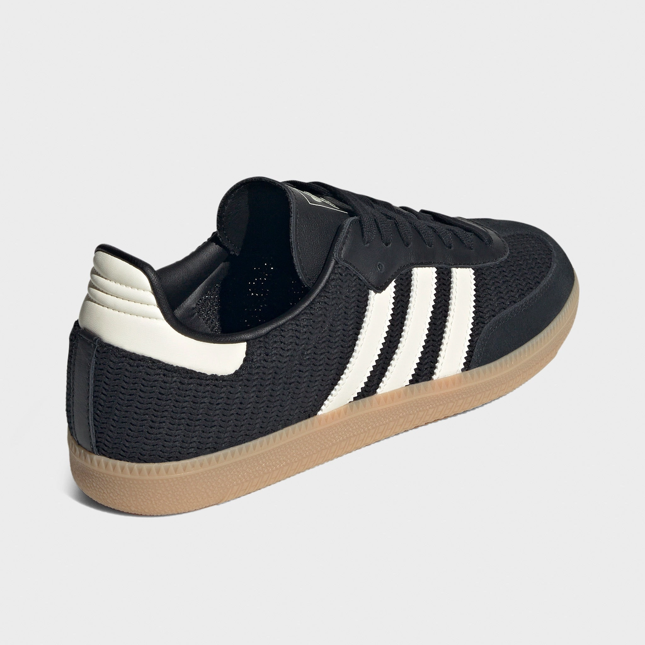 Comfortable Knit adidas Samba OG Core Black / Cream White - Magic Beige