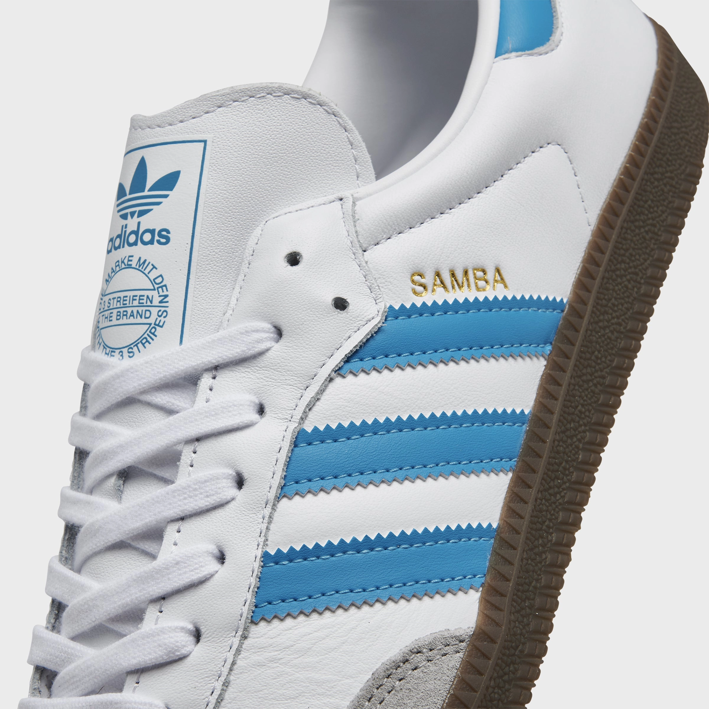 Core Fit adidas Samba OG White / Blue - Gum