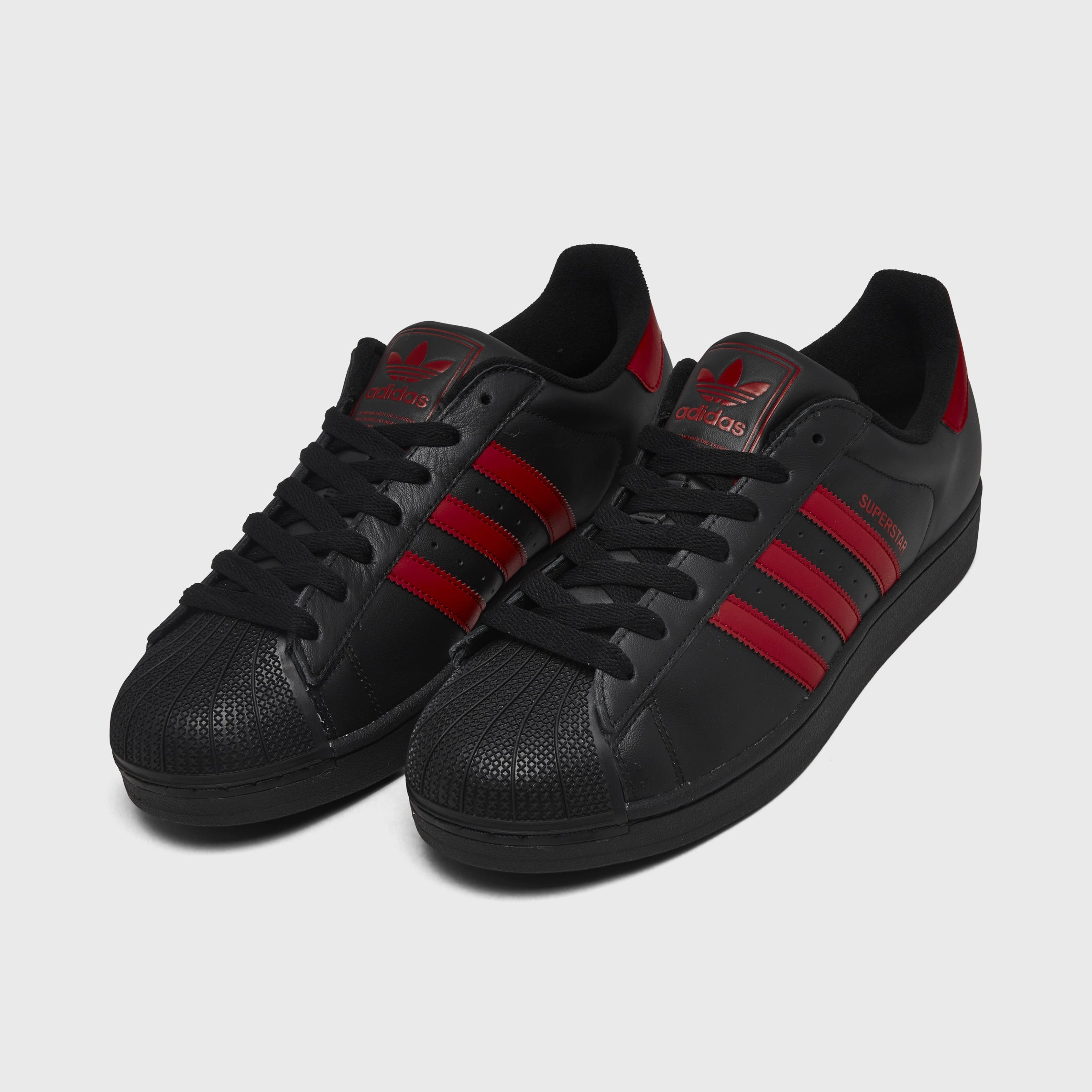 Classy Fit adidas Superstar II Black / Red