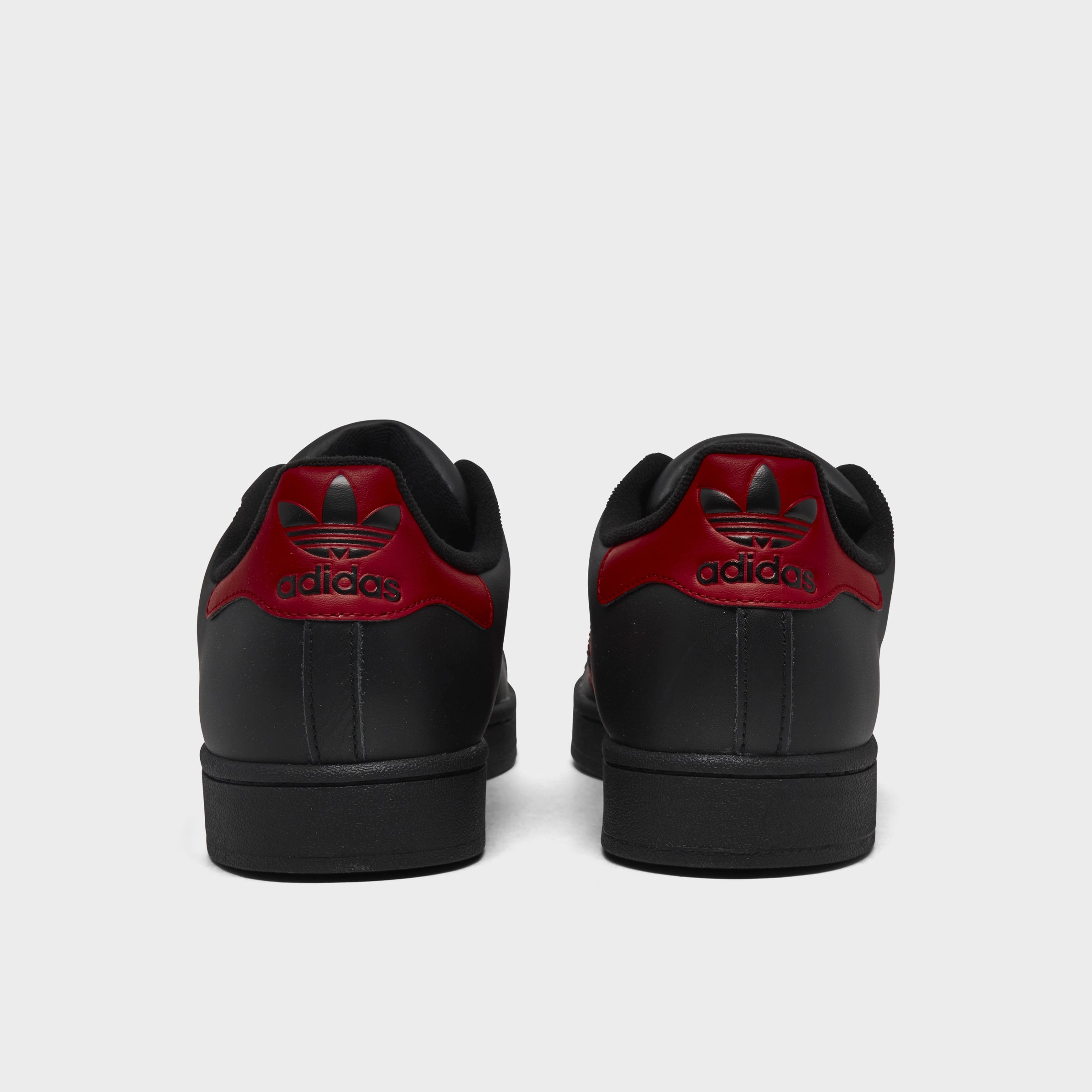 Recycled Material Blend Flexible Toe Box adidas Superstar II Black / Red