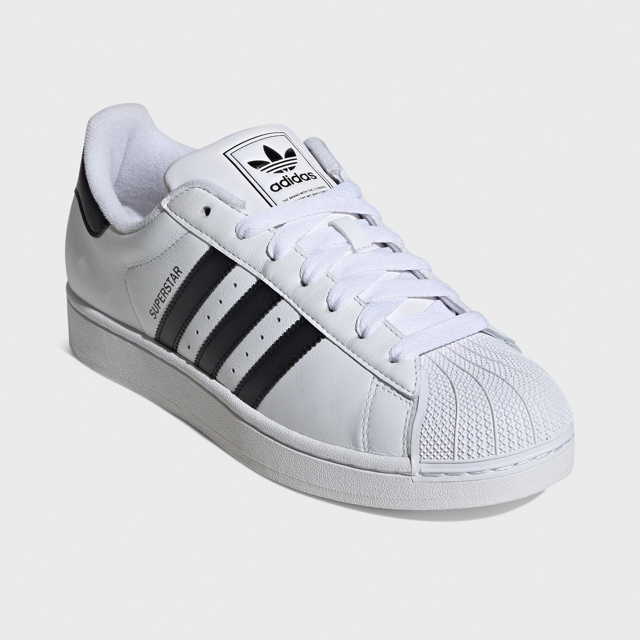 adidas Superstar II White / Black simple design MeshUpper