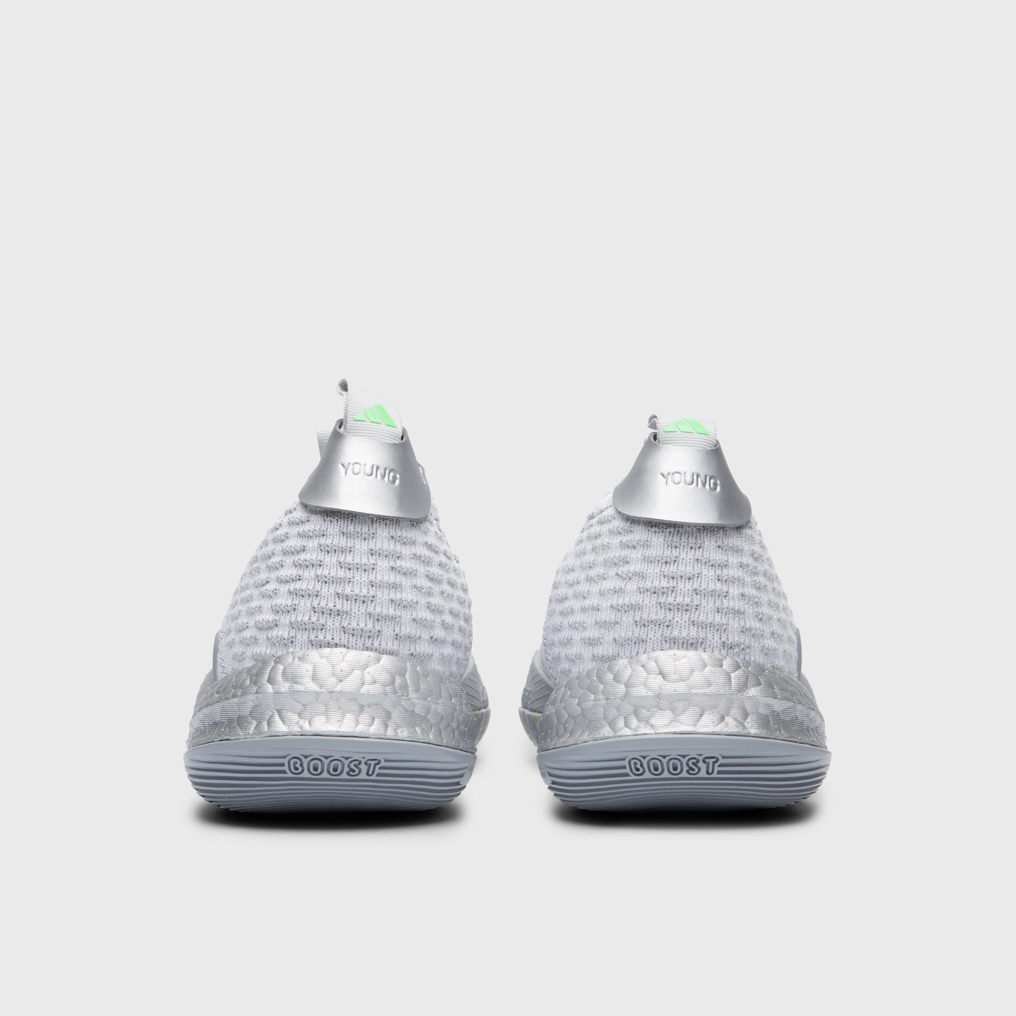 adidas Trae Young 2.0 Dash Grey / Halo Silver - Metallic Silver Slip   Resistant Low Cut Prostration