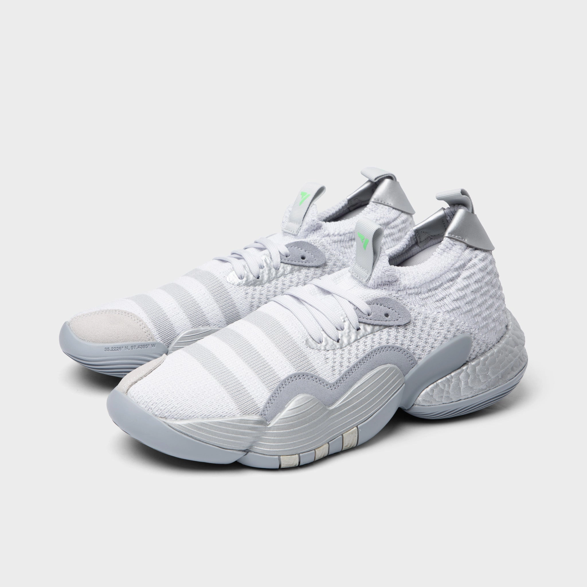 Abrasion Resistant Guard adidas Trae Young 2.0 Dash Grey / Halo Silver - Metallic Silver