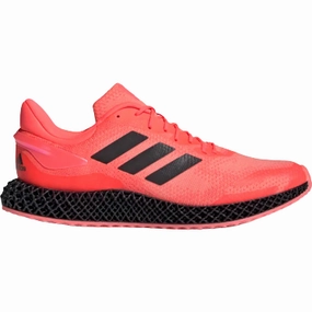 Adidas Unisex 4D Run 1.0 Shoes - Signal Pink / Core Black / Light Flash Orange City Ready