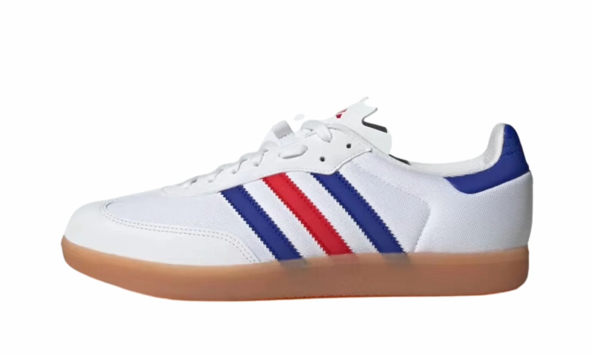 Carefree Fit Adidas Velosamba Made With Nature Mens "Made With Nature Cloud White Lucid Blue Better Scarlet"