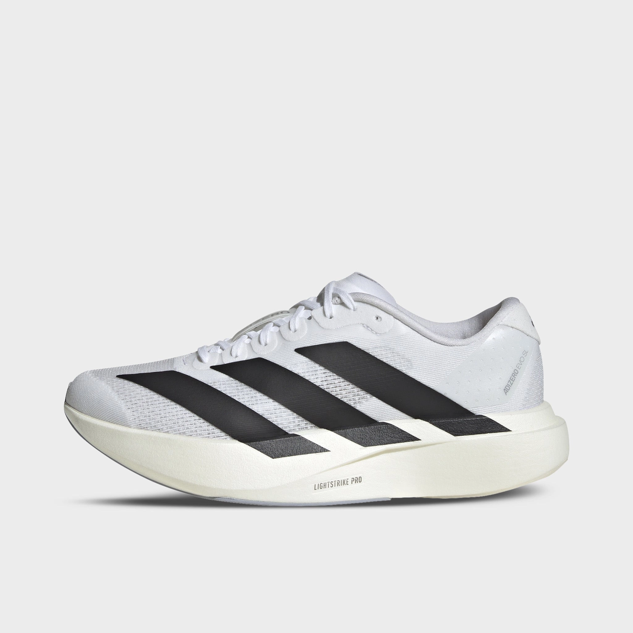 adidas Women's Adizero EVO SL White / Black - White Shock Absorbing