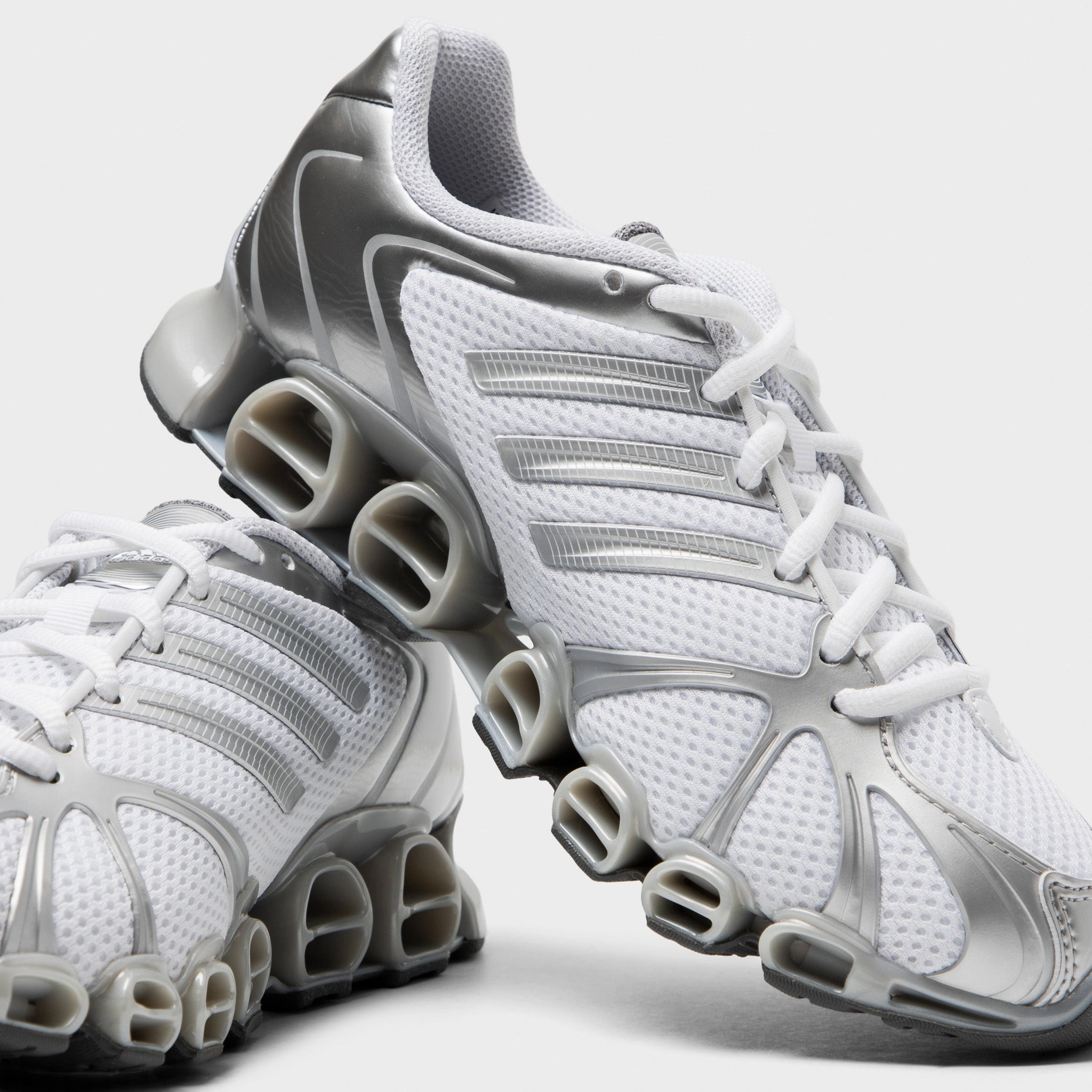 adidas Women's Mega Ghostride White / Silver Metallic Work Ready Torsion Stability