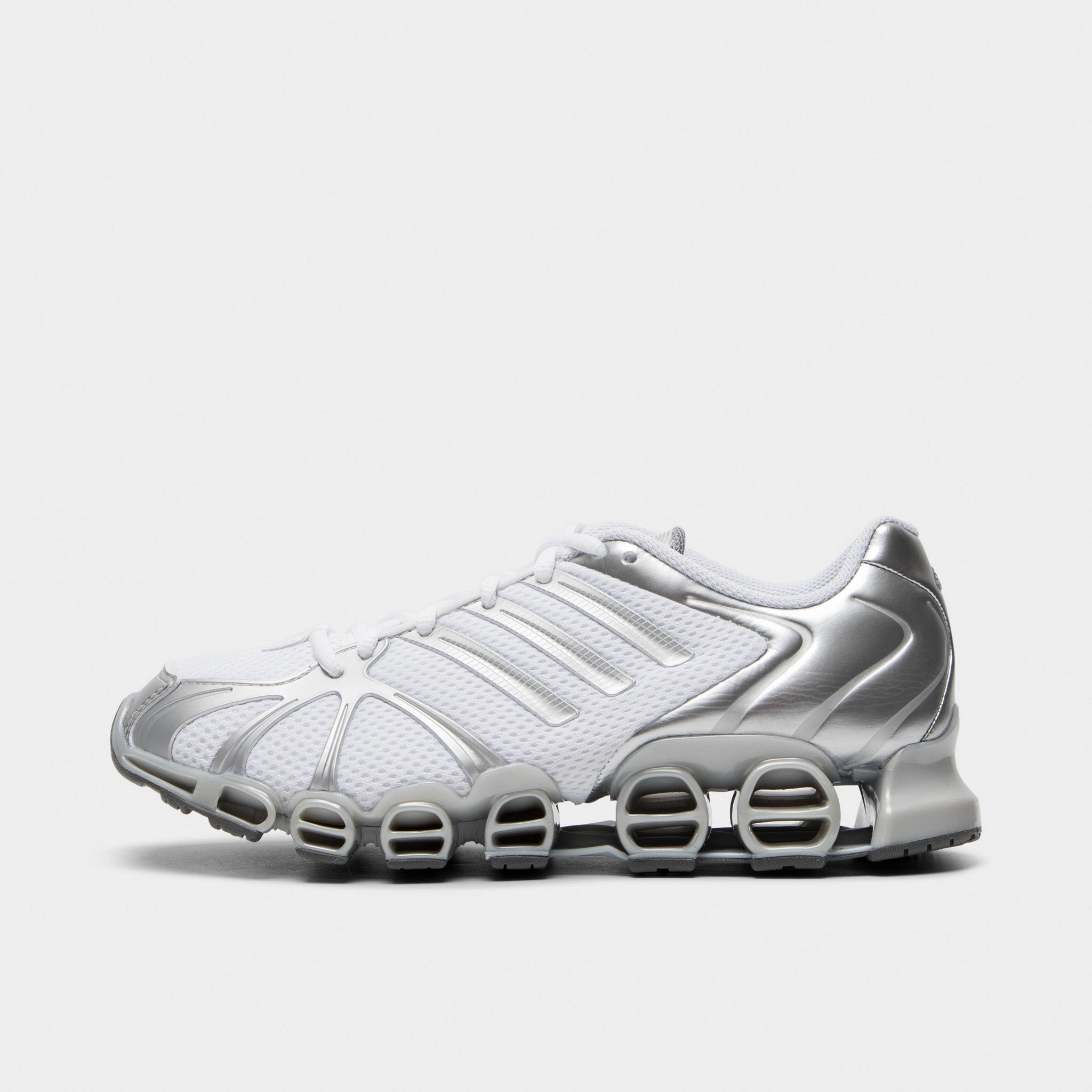 adidas Women's Mega Ghostride White / Silver Metallic Comfort Walk Training Ease