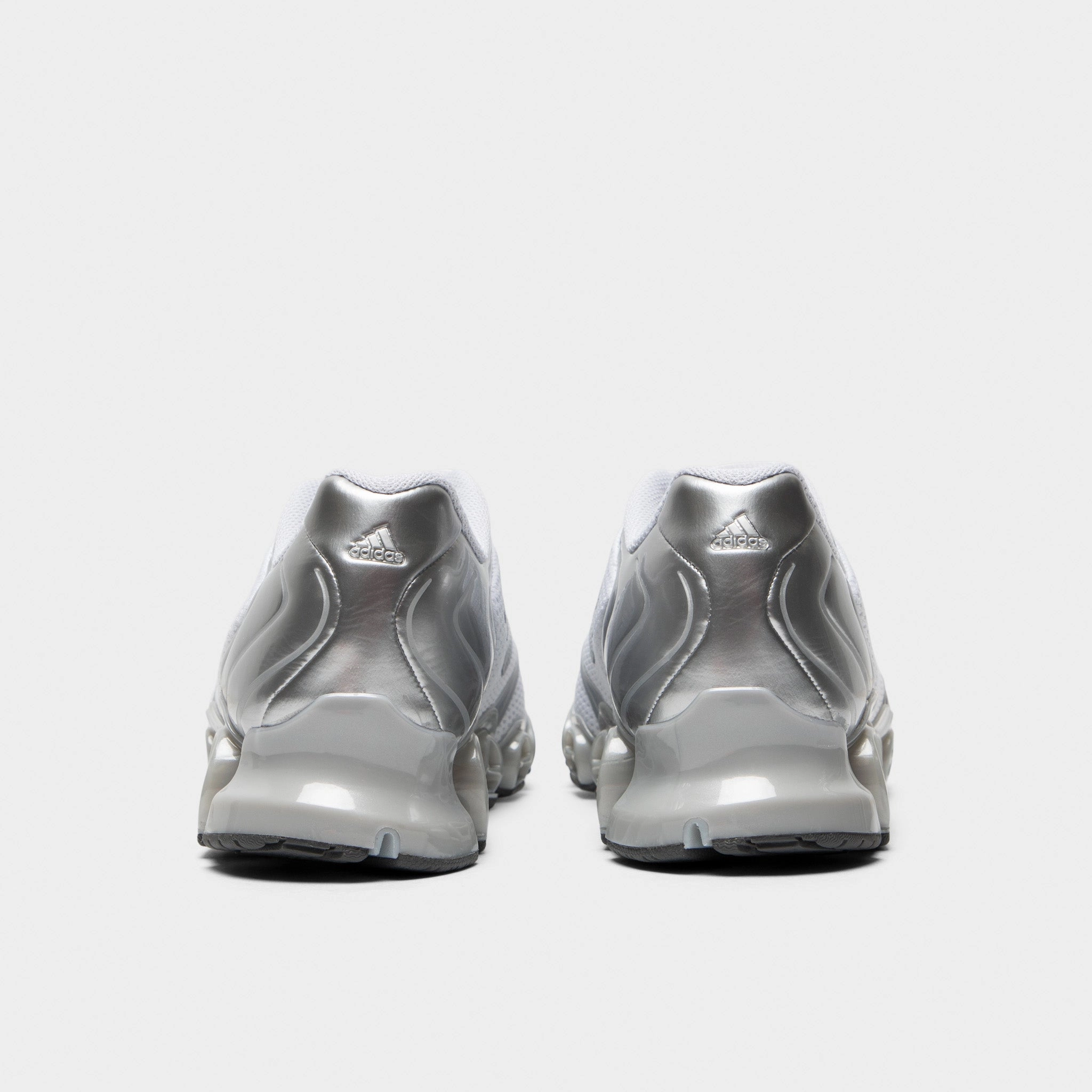 adidas Women's Mega Ghostride White / Silver Metallic Lightweight Frame Adaptive Traction