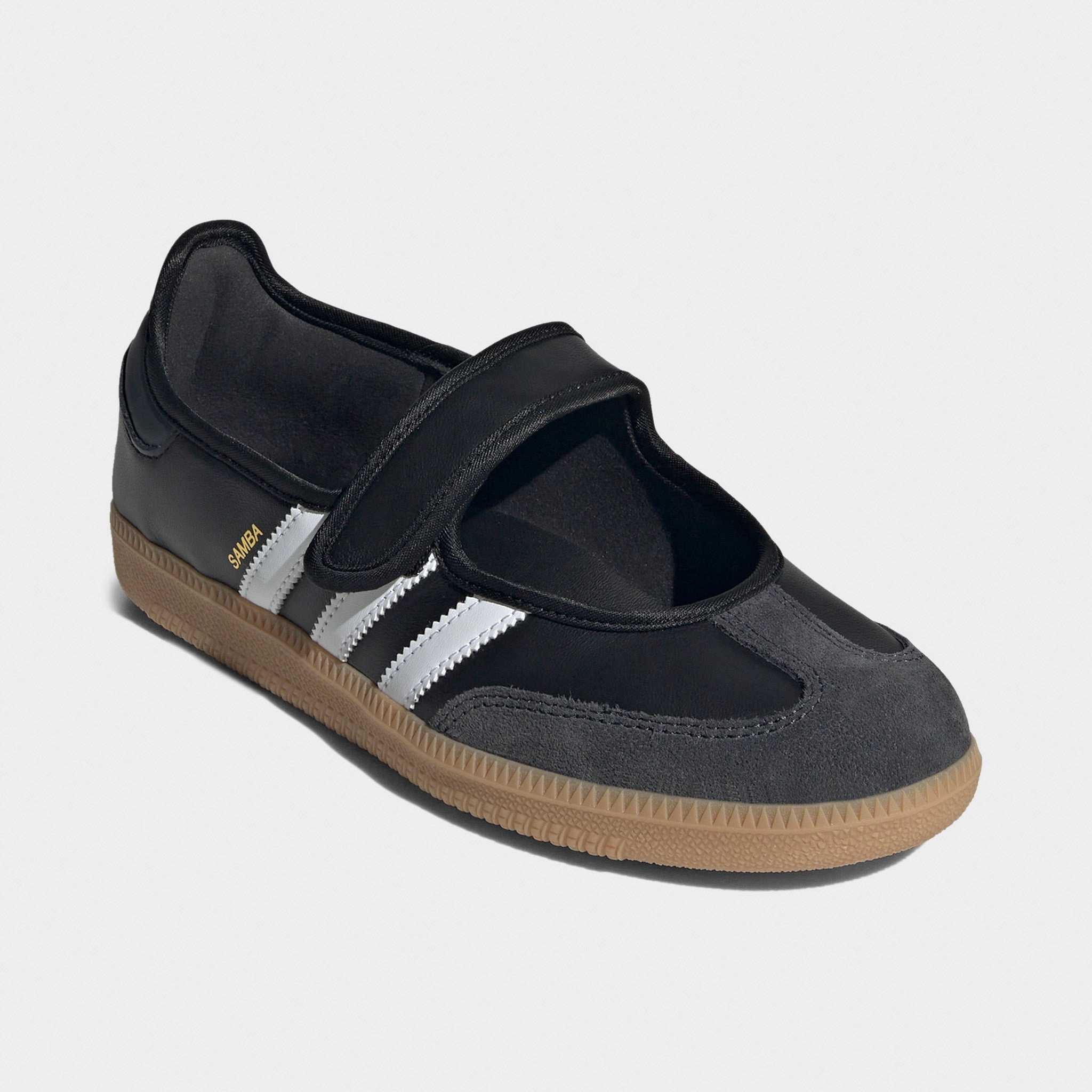 adidas Women's Samba Jane White / Carbon - Core Black Breathable Ventilation HighTop