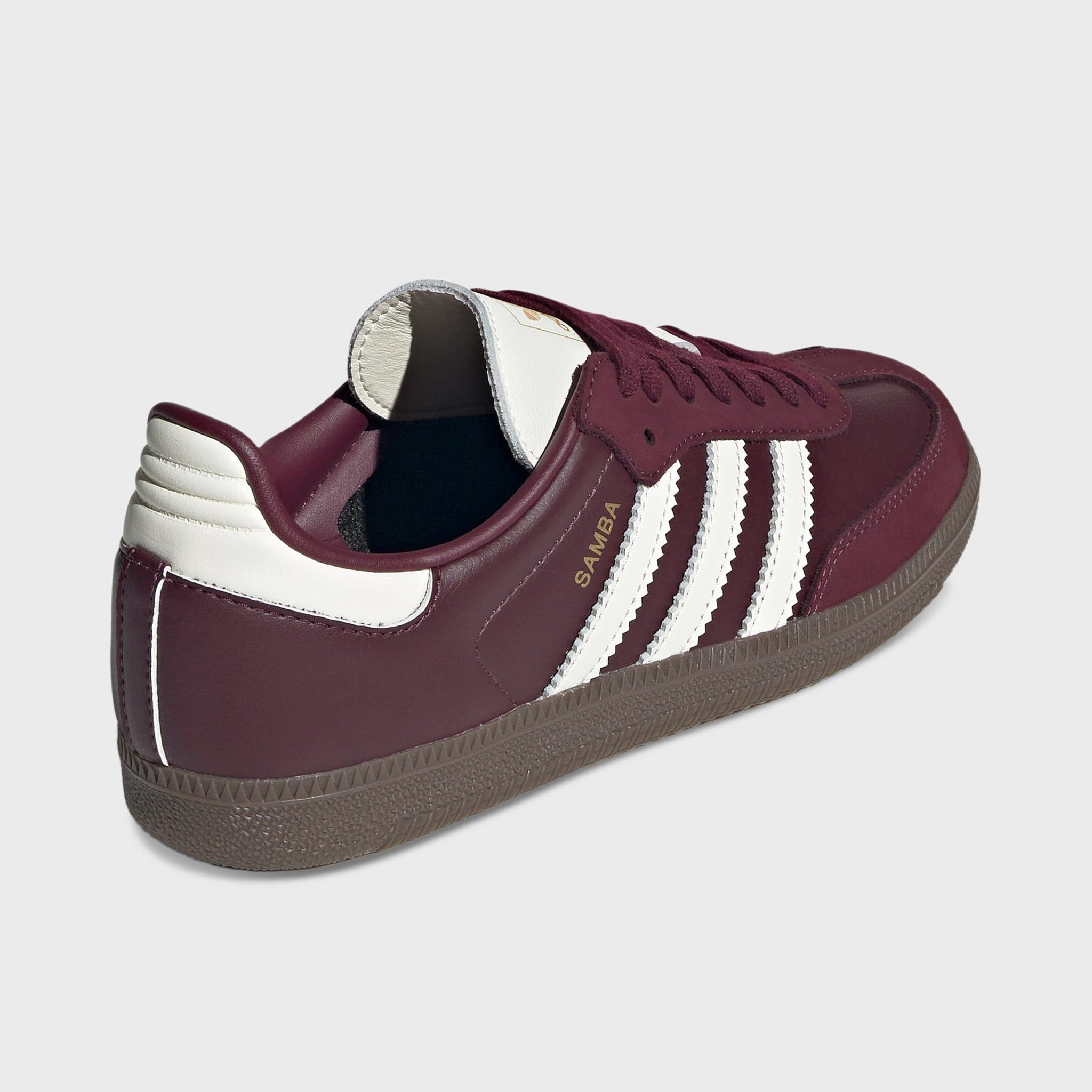 adidas Women's Samba OG Maroon / Off White - Gum EverydayUse Smart Stylewear