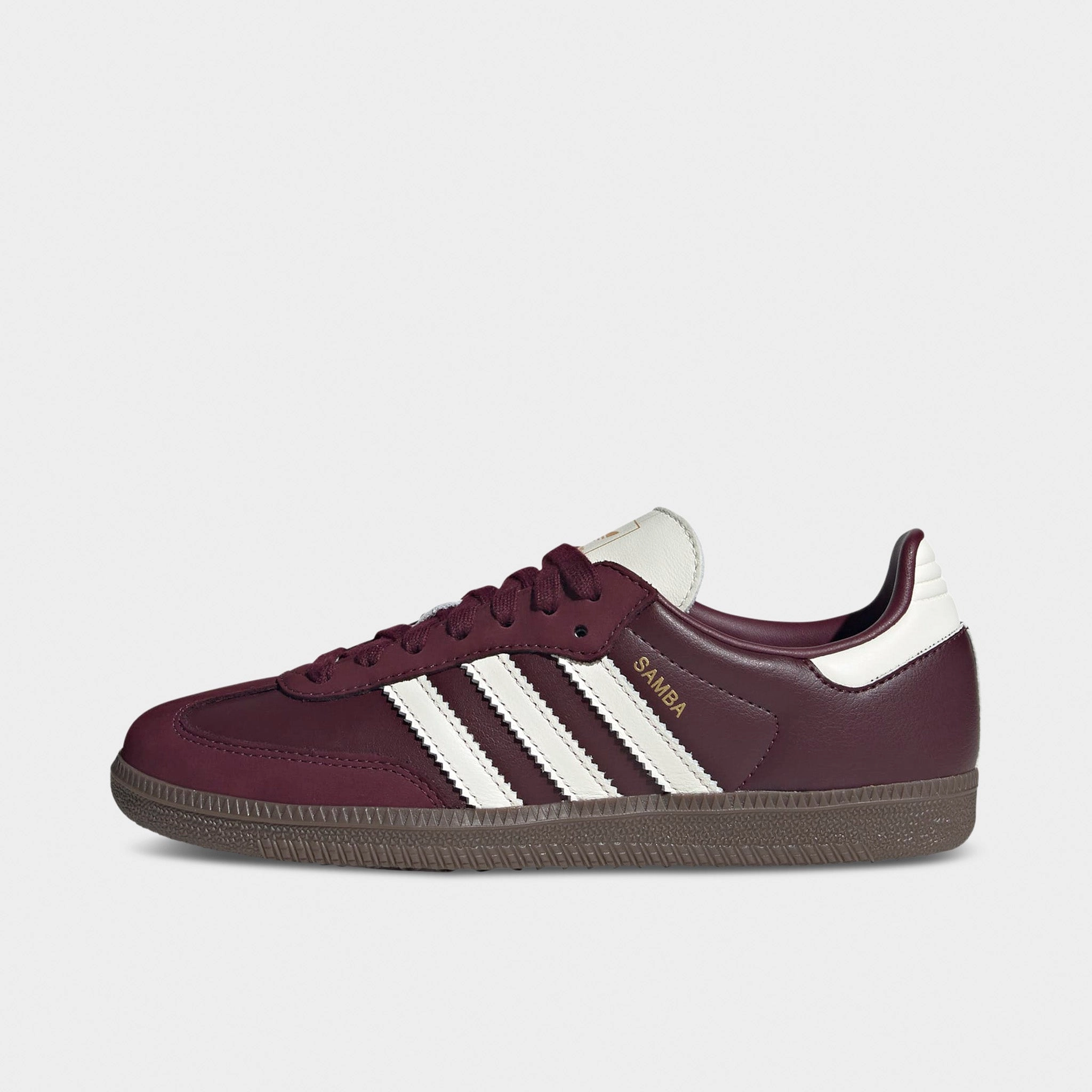 Sweat Resistant adidas Women's Samba OG Maroon / Off White - Gum