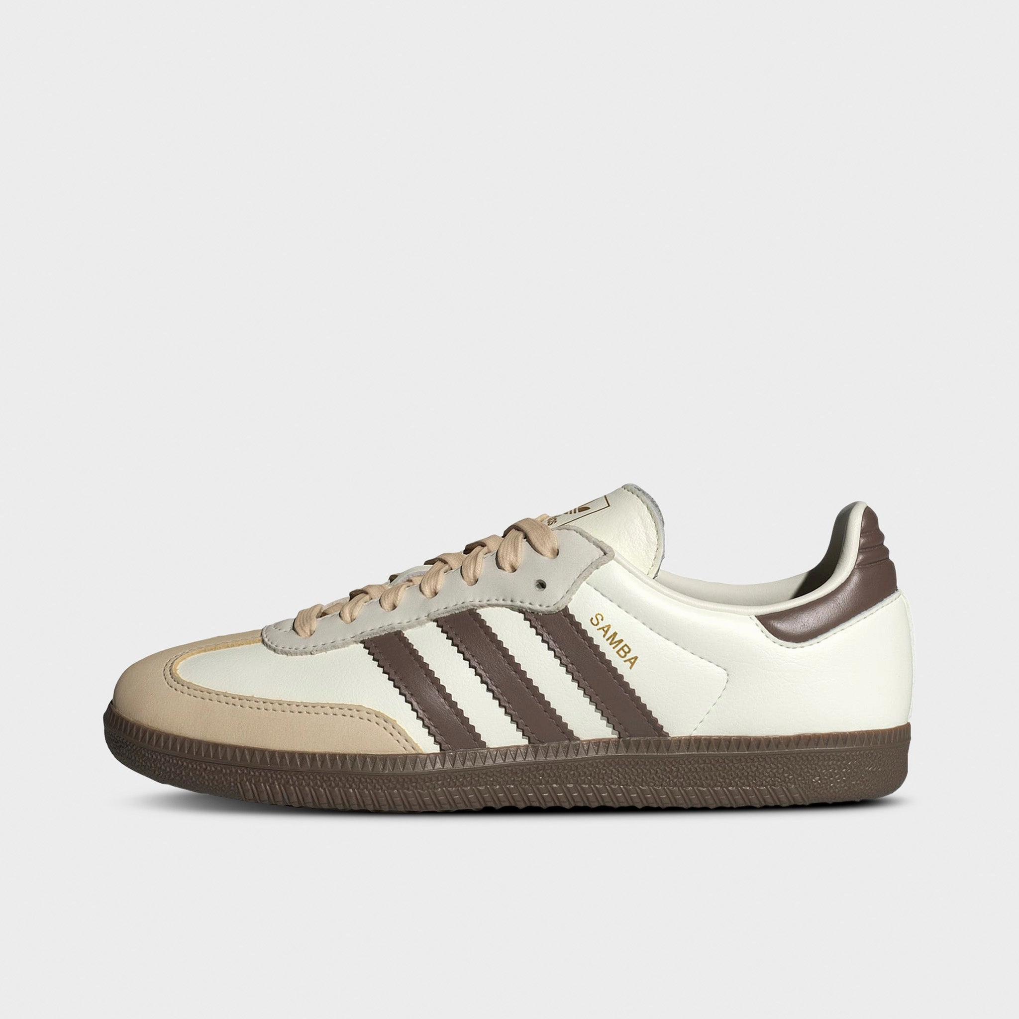 adidas Women's Samba OG Off White / Earth Strata - Gum Support Gear