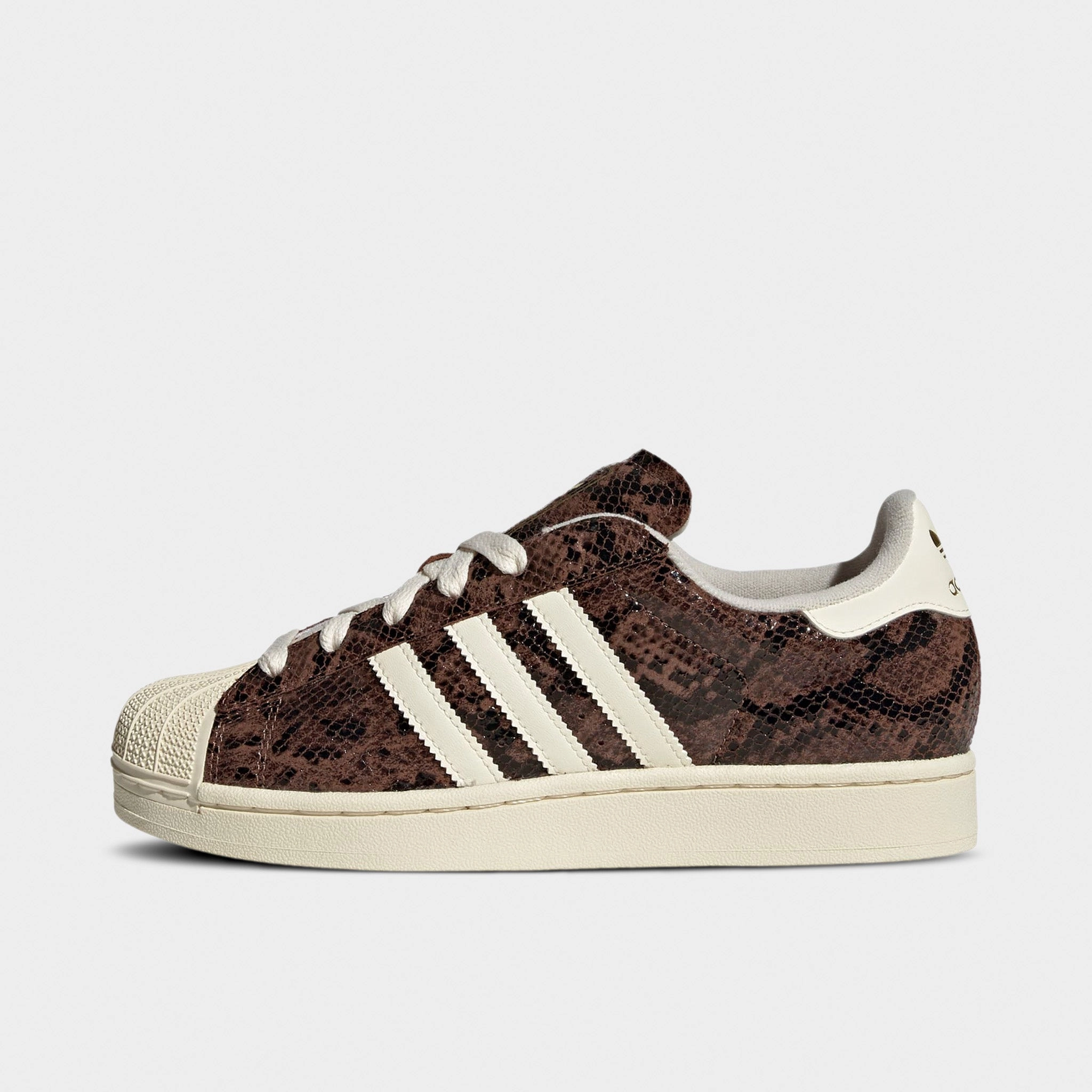 Chic Tones Woven Texture adidas Women's Superstar II Preloved Brown / Cream White
