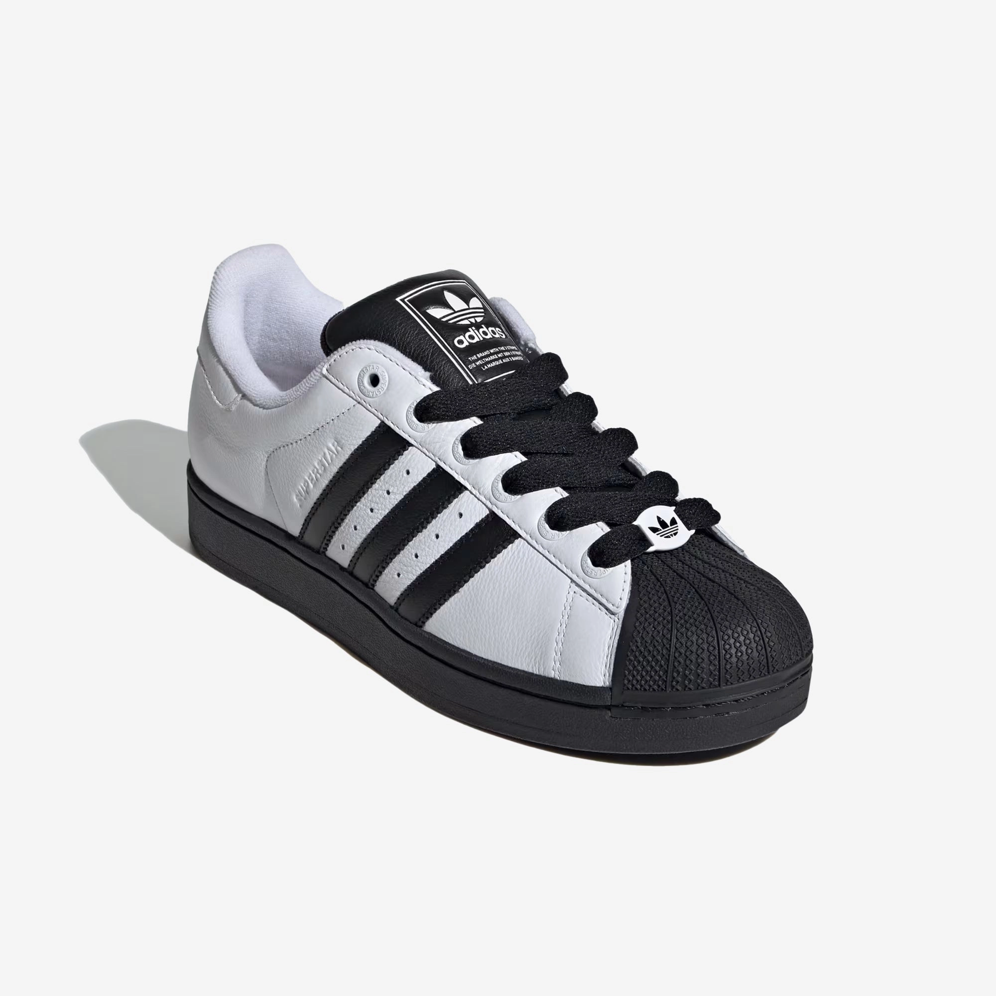 Adidas Originals | SUPERSTAR II { CLOUD WHITE/CORE BLACK Padded Tongue Construction